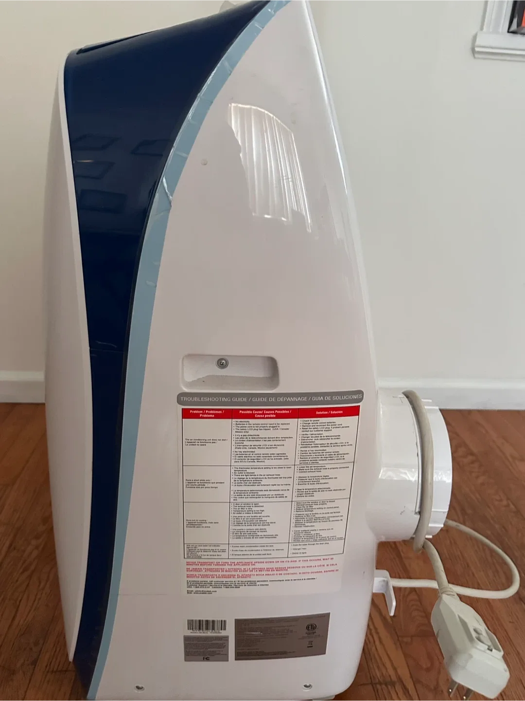 Honeywell 3-in-1 Portable Air Conditioner + Duct kit image indicator(4)