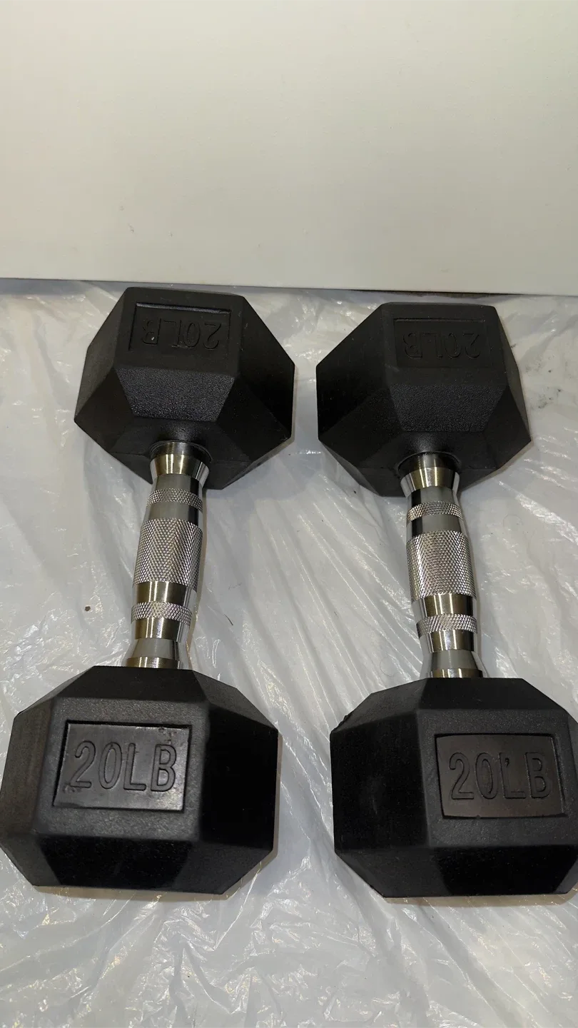 2x 20LB Hex Dumbbells
