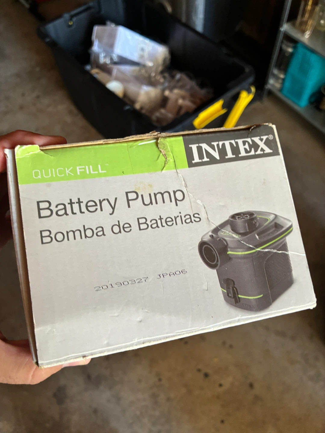 Intex Quick Fill Battery Pump - Like New! - photo 2
