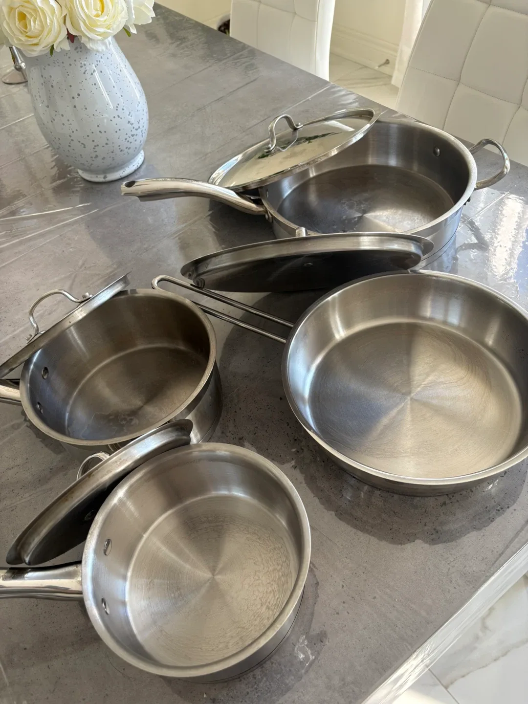 Lagostina & Korkmaz Stainless Steel Cookware Set image indicator(3)