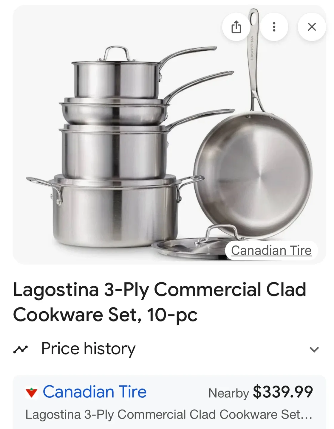 Lagostina & Korkmaz Stainless Steel Cookware Set image indicator(7)