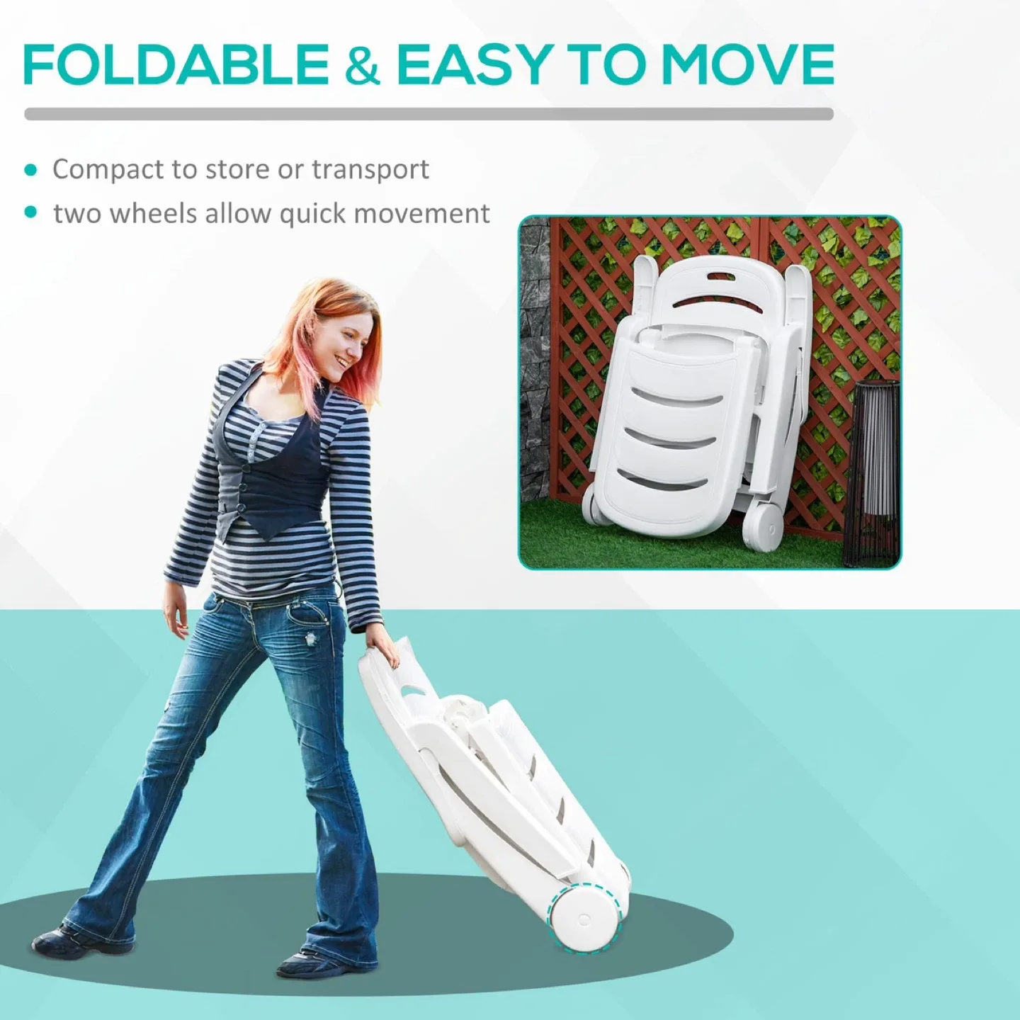 Outsunny Outdoor Lounge Chair image indicator(4)