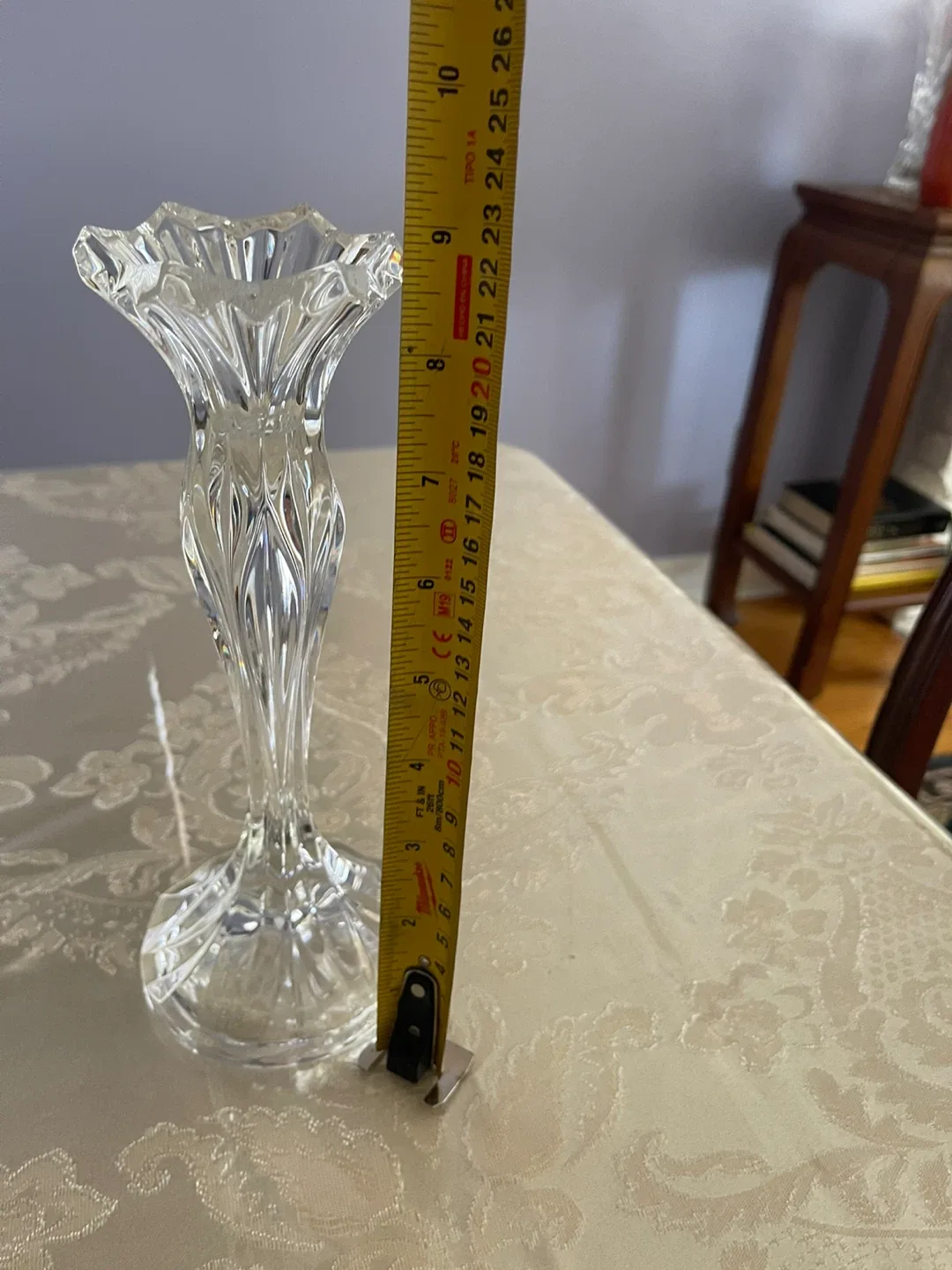 Pair of Crystal Candle Holders image indicator(4)