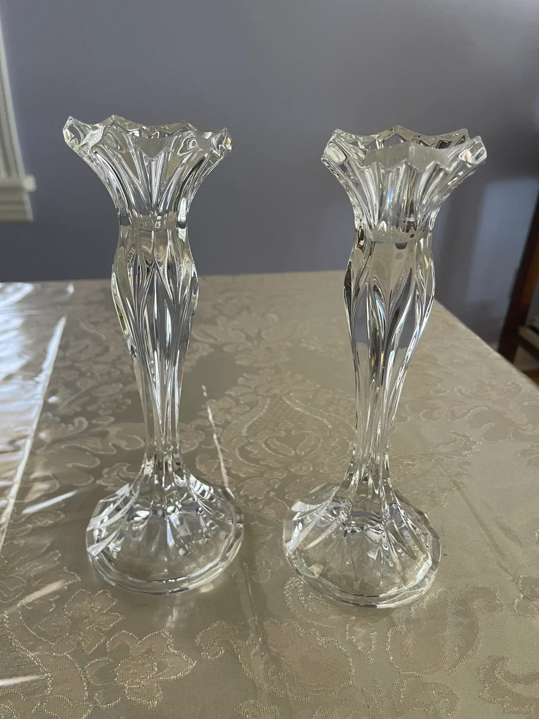 Pair of Crystal Candle Holders image indicator(3)