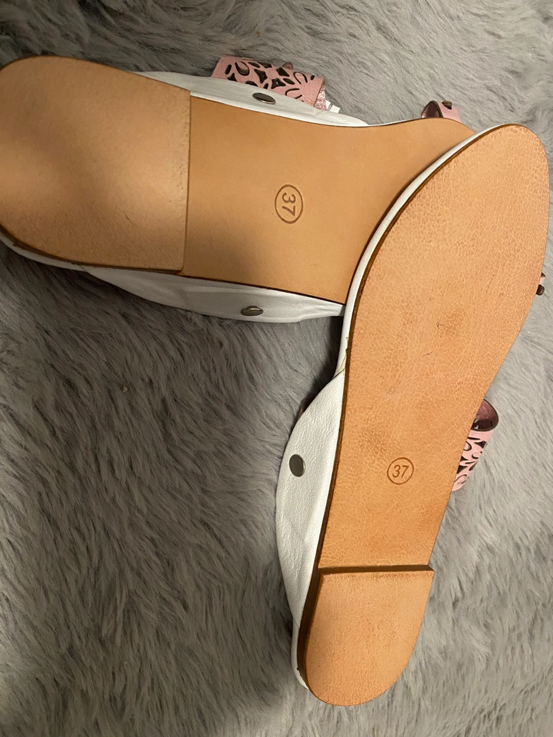 White & Pink Sandals By Khaadi - Size 37 - photo 3