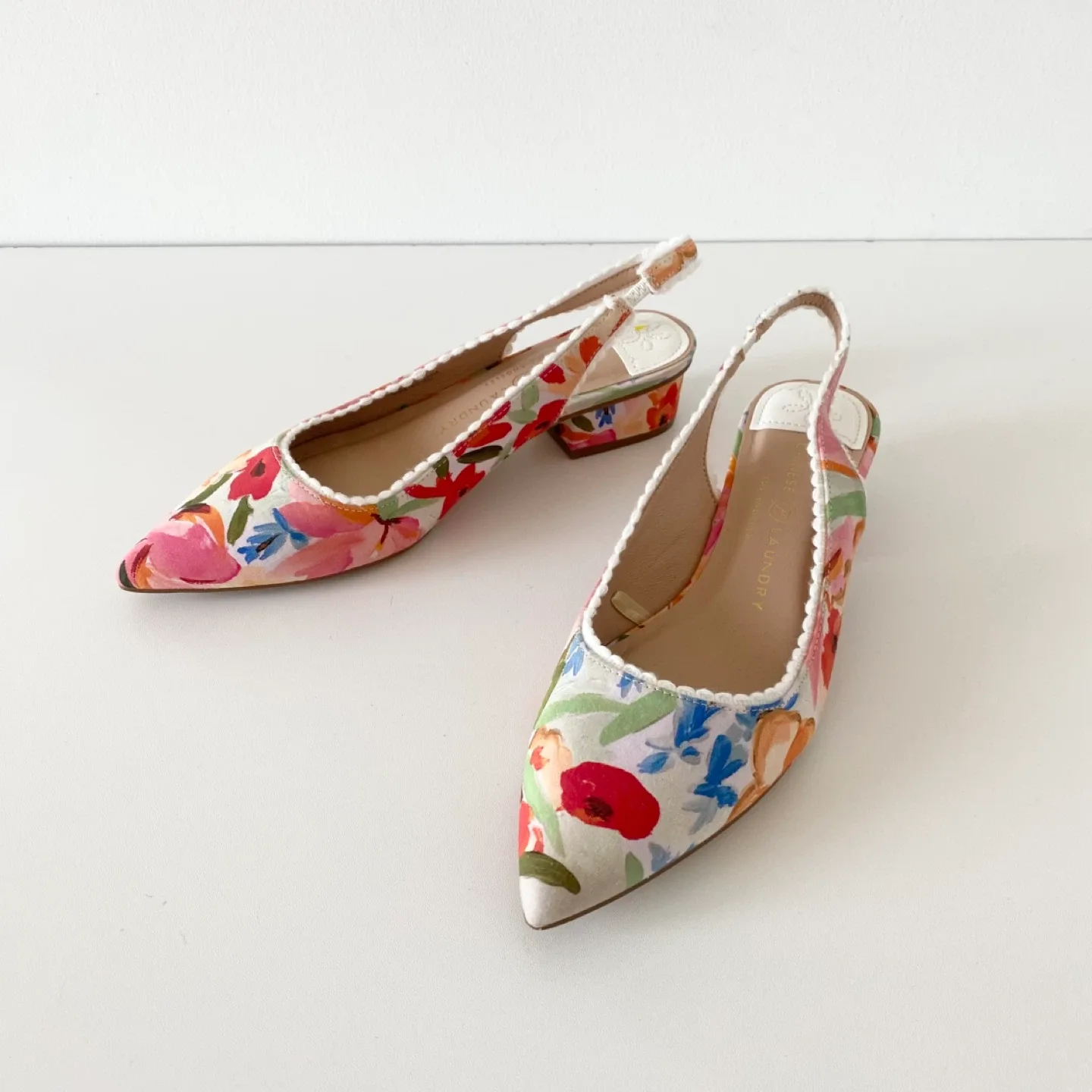Chinese Laundry Floral Slingback Pumps thumbnail