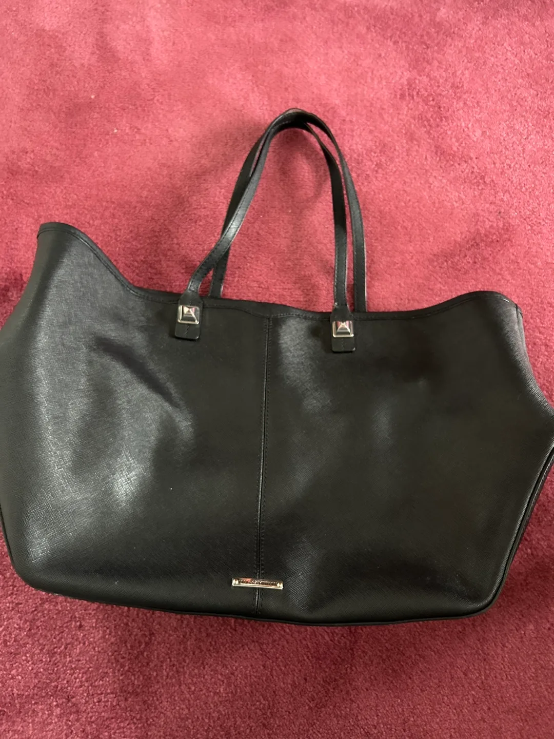 Rebecca Minkoff Black Leather Tote Bag