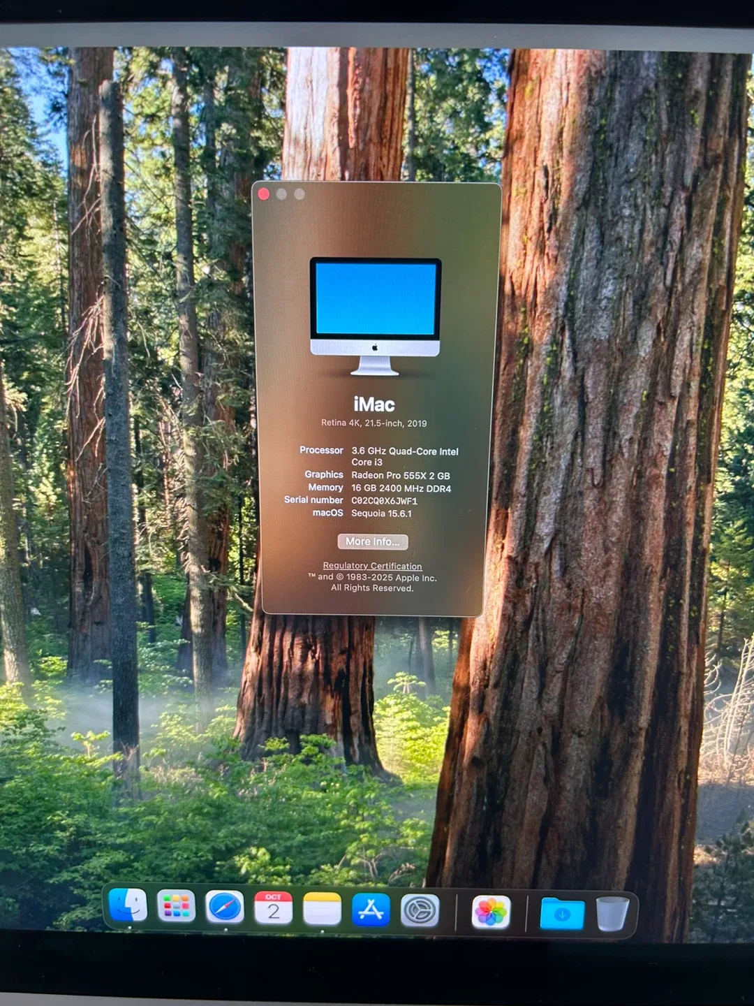 Apple iMac 21.5-inch 2019 image indicator(3)