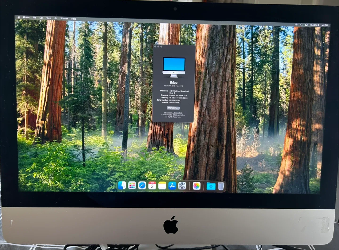 Apple iMac 21.5-inch 2019 image indicator(4)