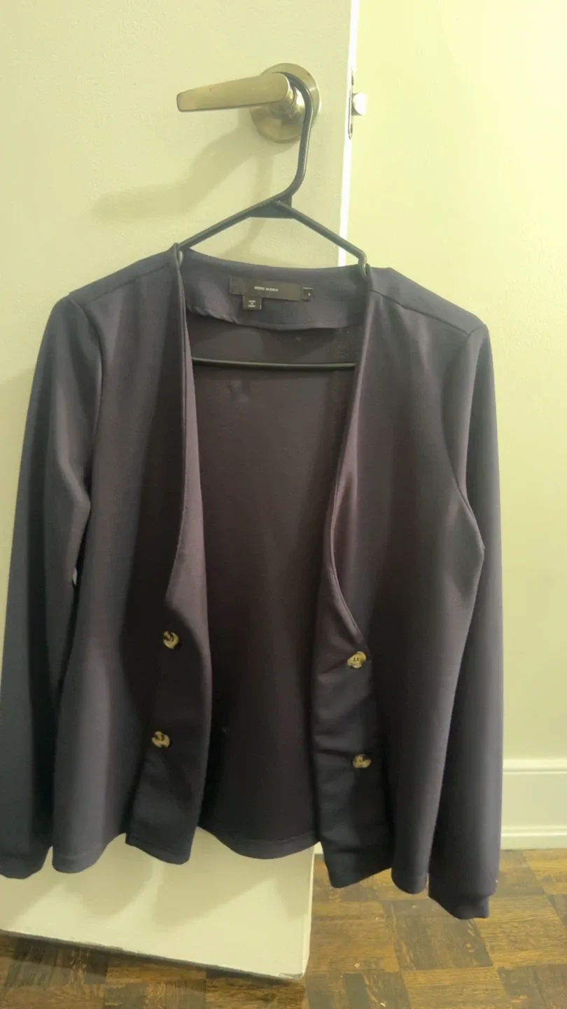 Vero Moda Navy Blue Blazer - Size S thumbnail