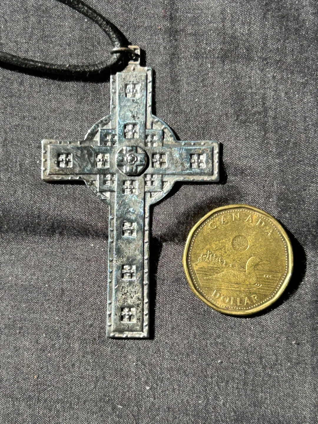 Sterling Silver Celtic cross 925 stamped pendant necklace image indicator(4)