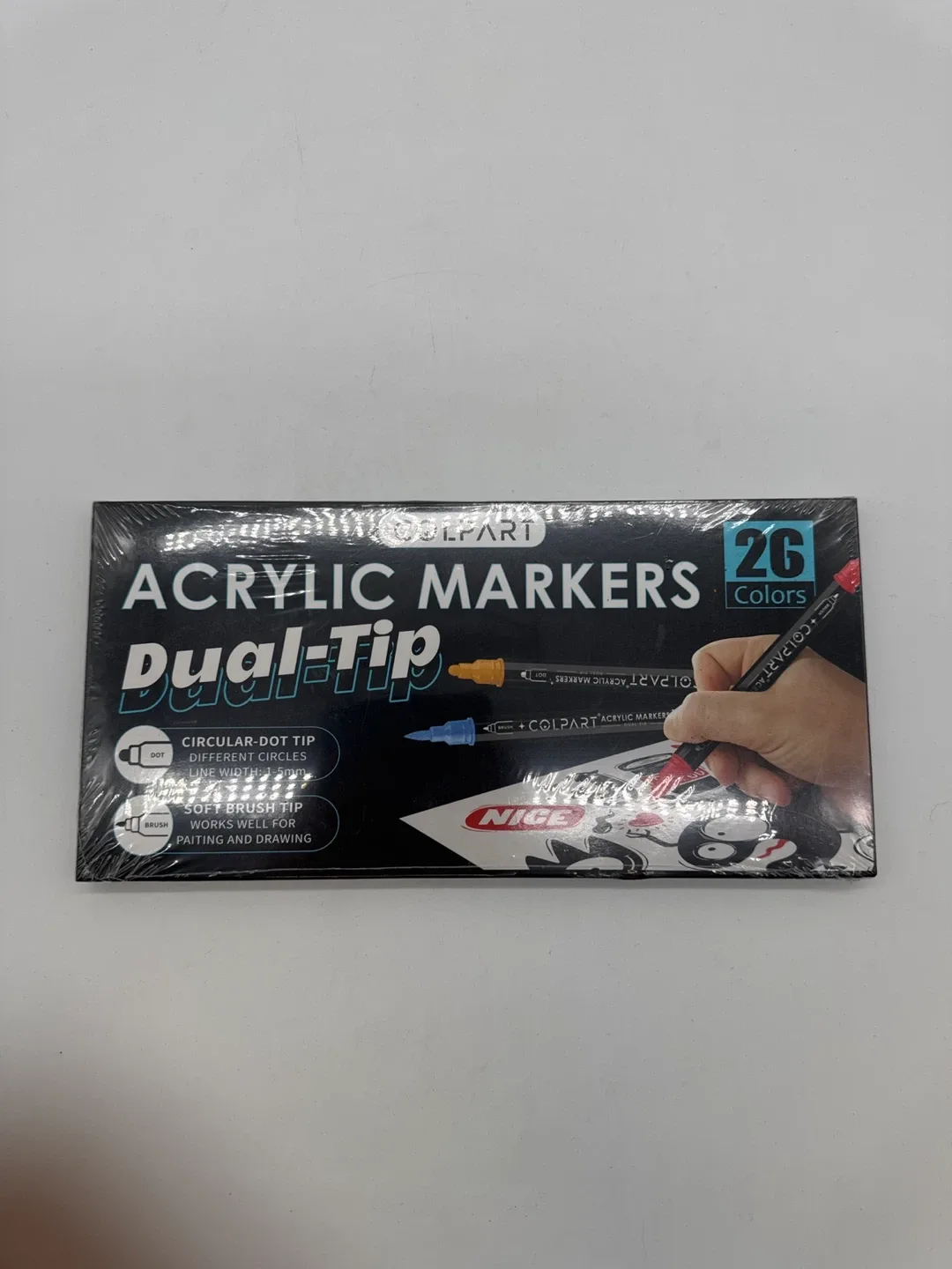 New Colpart Dual-Tip Acrylic Markers - 26 Colors thumbnail