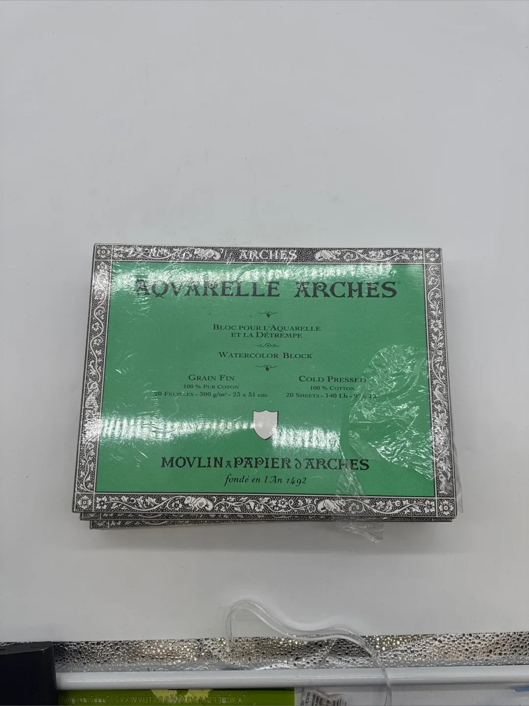 Aquarelle Arches Watercolor Block 23x31cm thumbnail