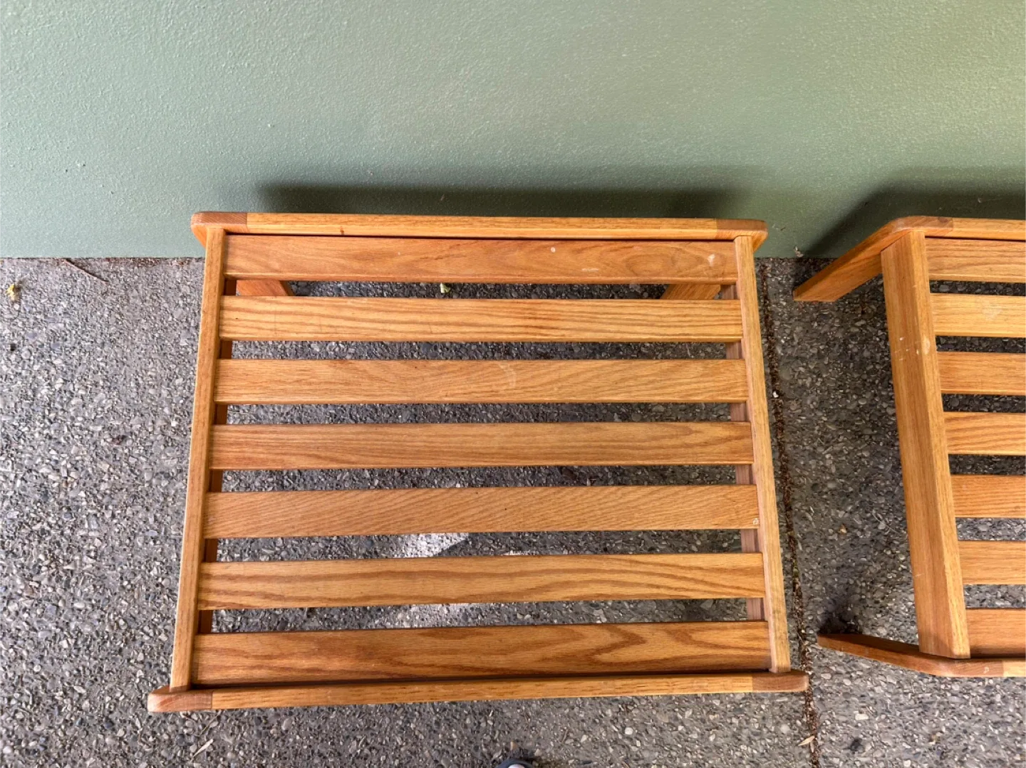 $29.99 for a Set of 2 Wooden Stools image indicator(3)