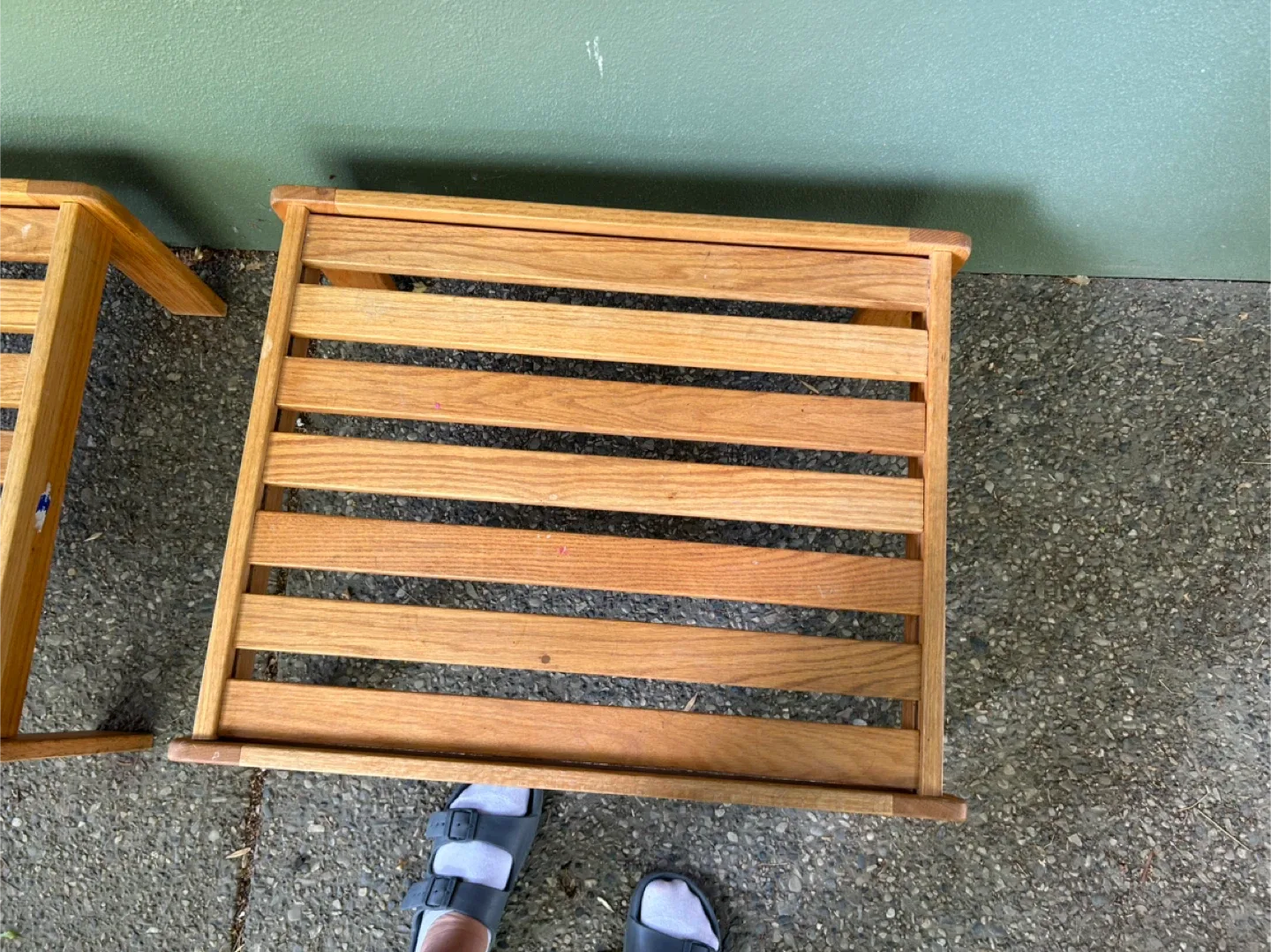 $29.99 for a Set of 2 Wooden Stools image indicator(4)