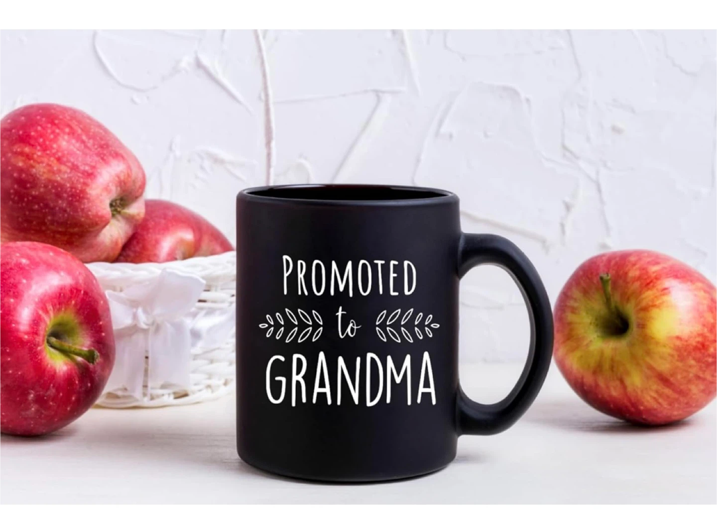 Promoted to Grandpa Black Coffee Mug - photo 2