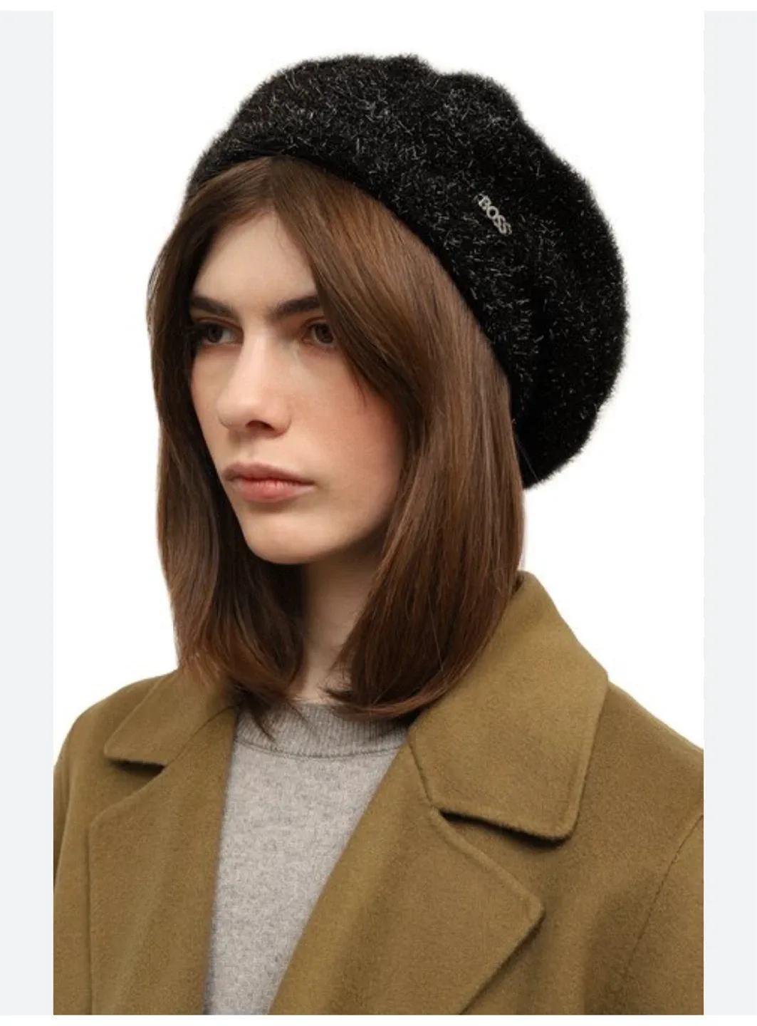 BOSS Lapany Beret - Black