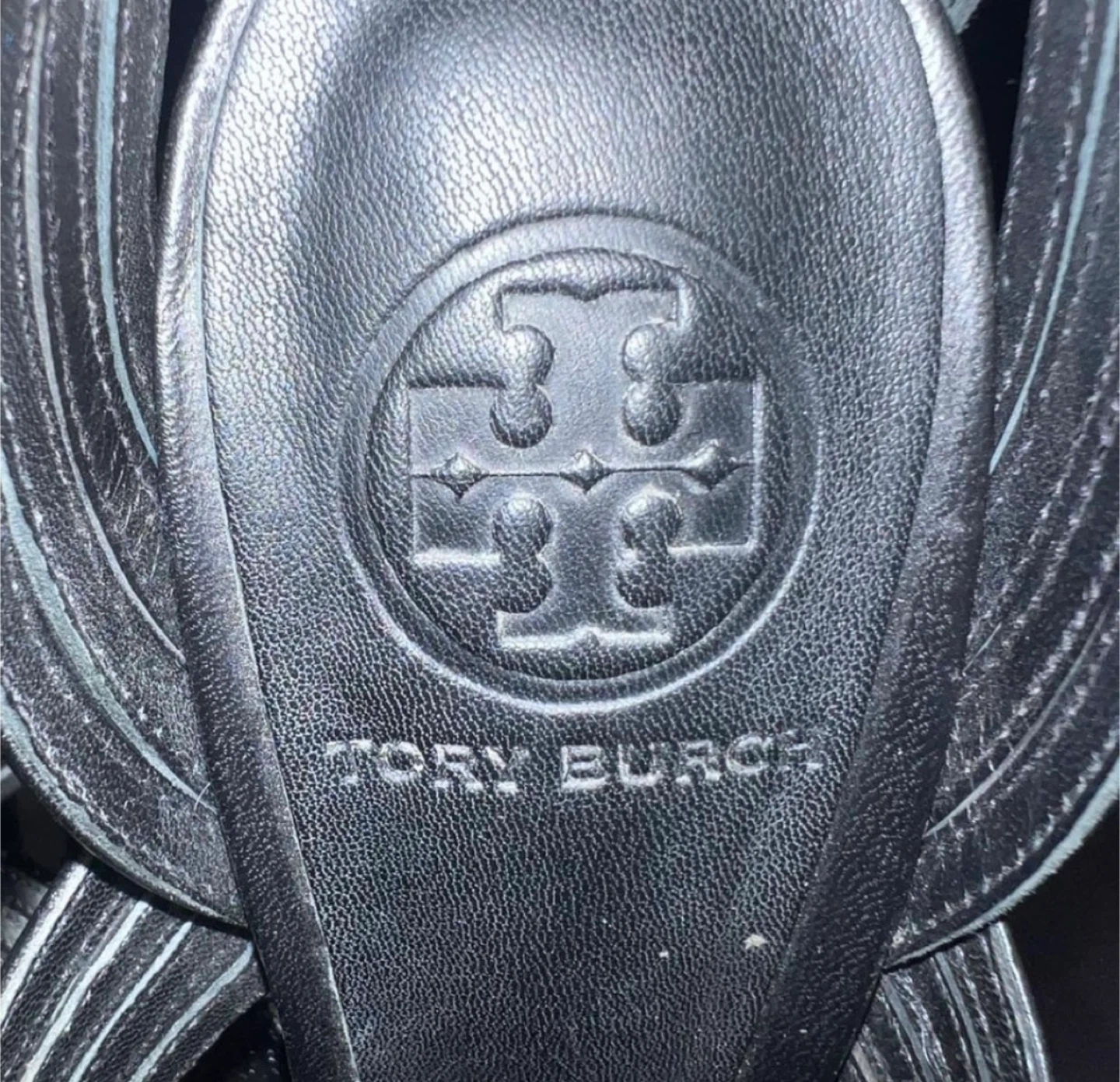 Tory Burch Black Leather Heels - photo 4
