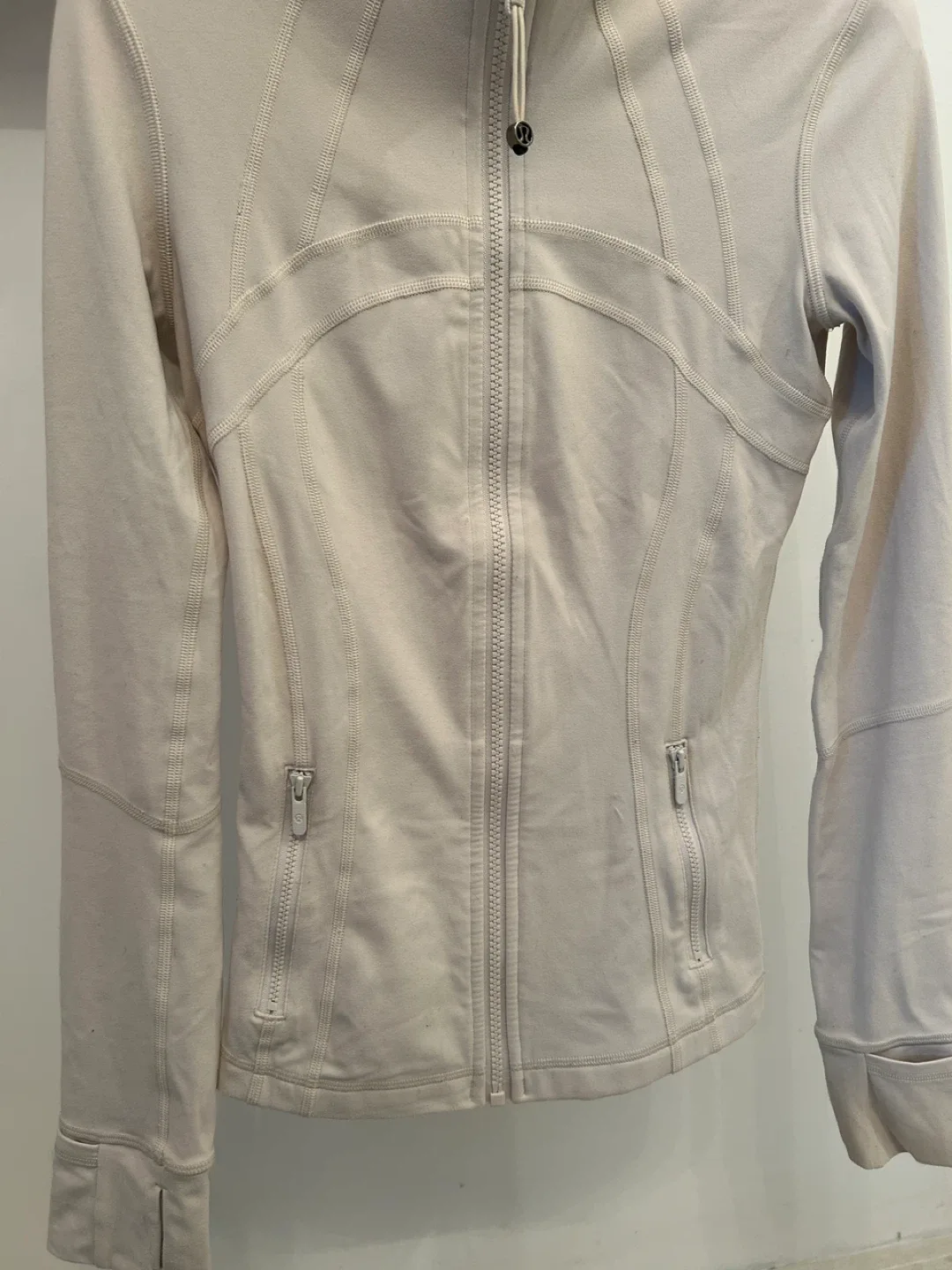 Lululemon Define Jacket, Size 2, Off white image indicator(3)