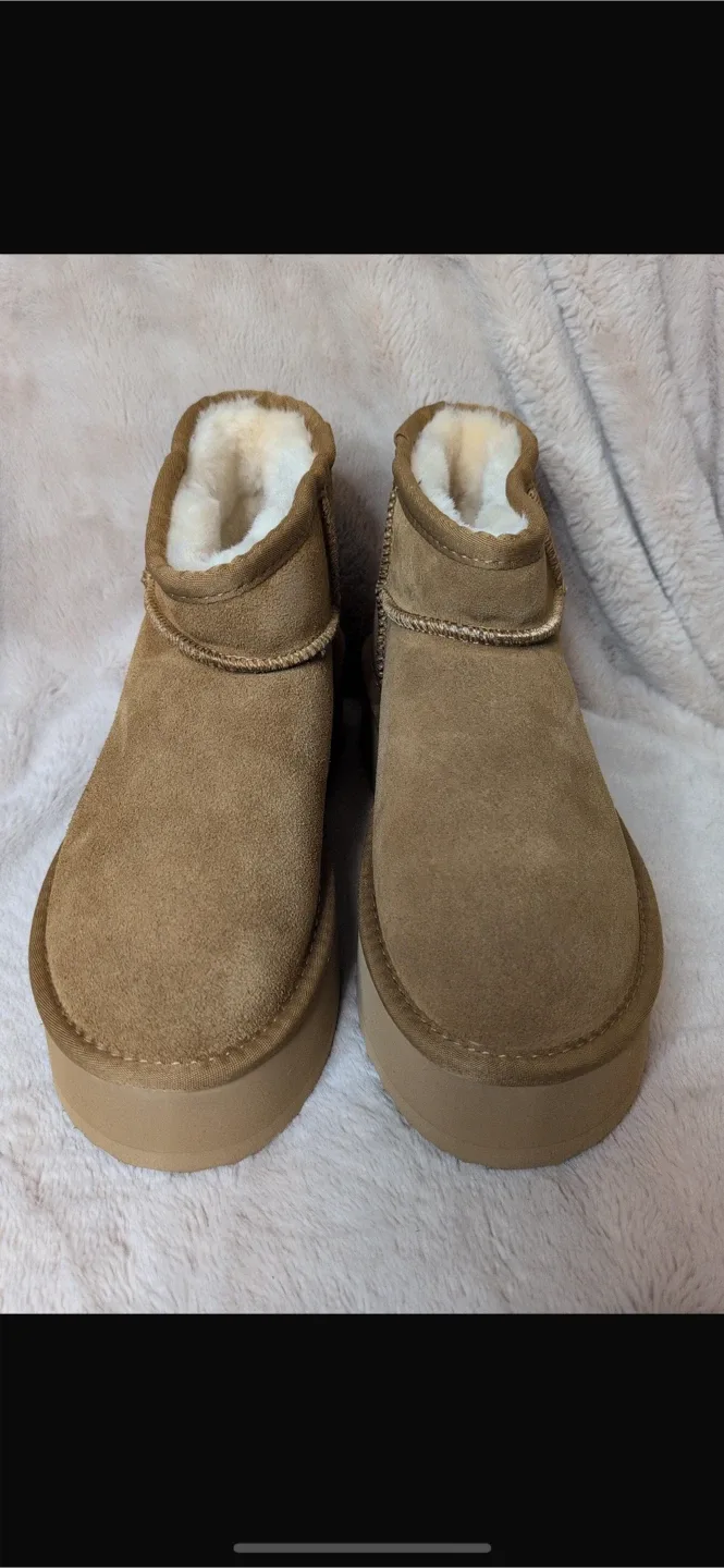 NEW! Size 9/9.5 Hippy Platform Boots image indicator(7)