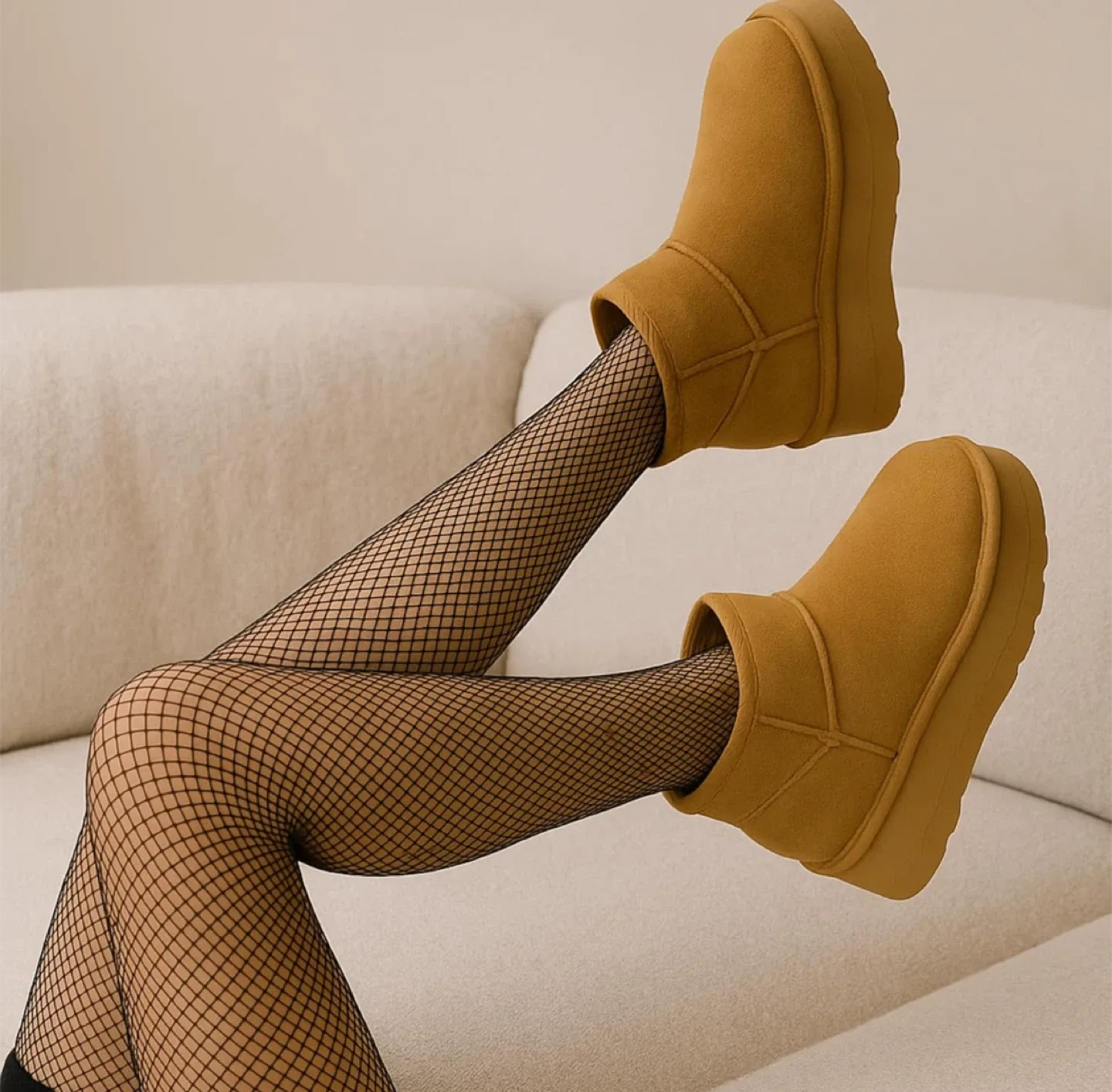 NEW! Size 9/9.5 Hippy Platform Boots image indicator(4)