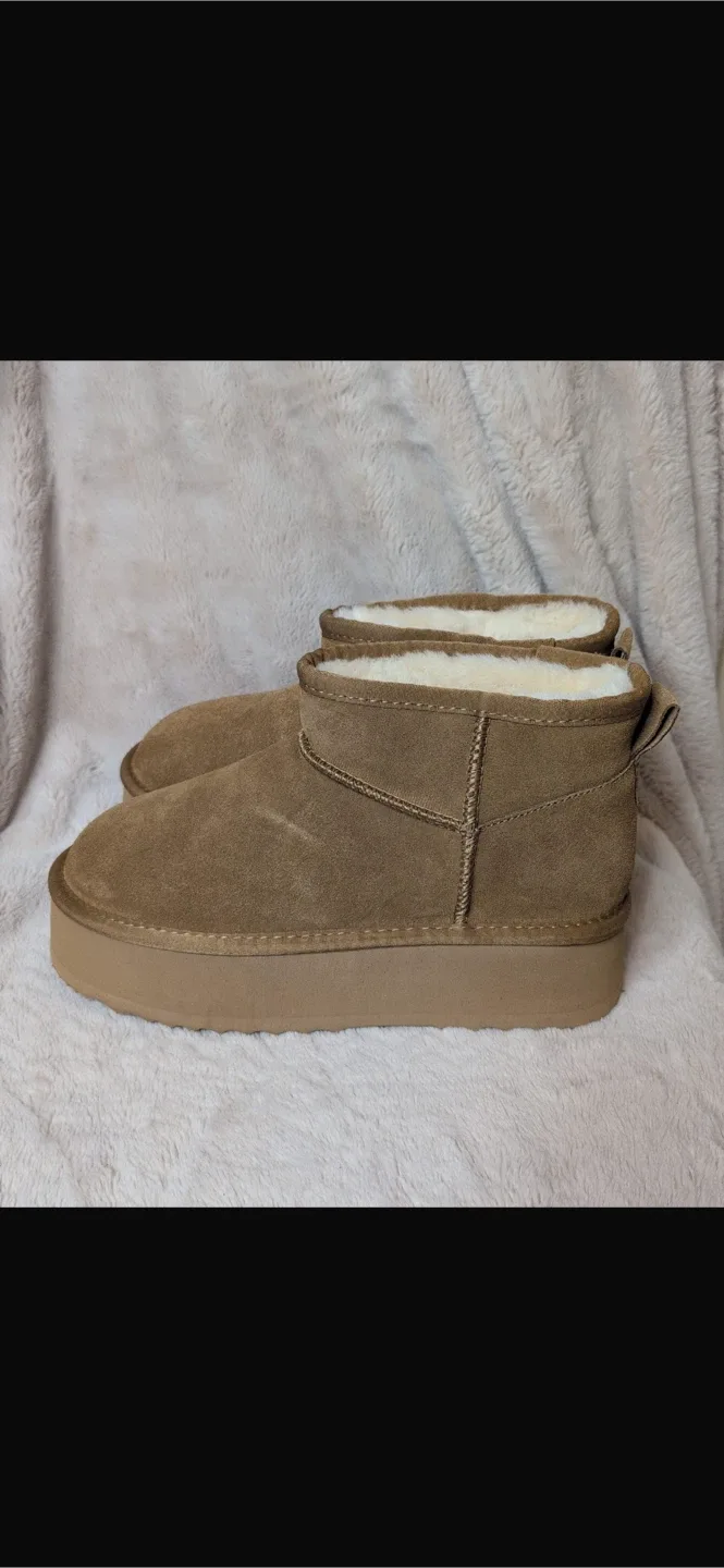 NEW! Size 9/9.5 Hippy Platform Boots image indicator(8)