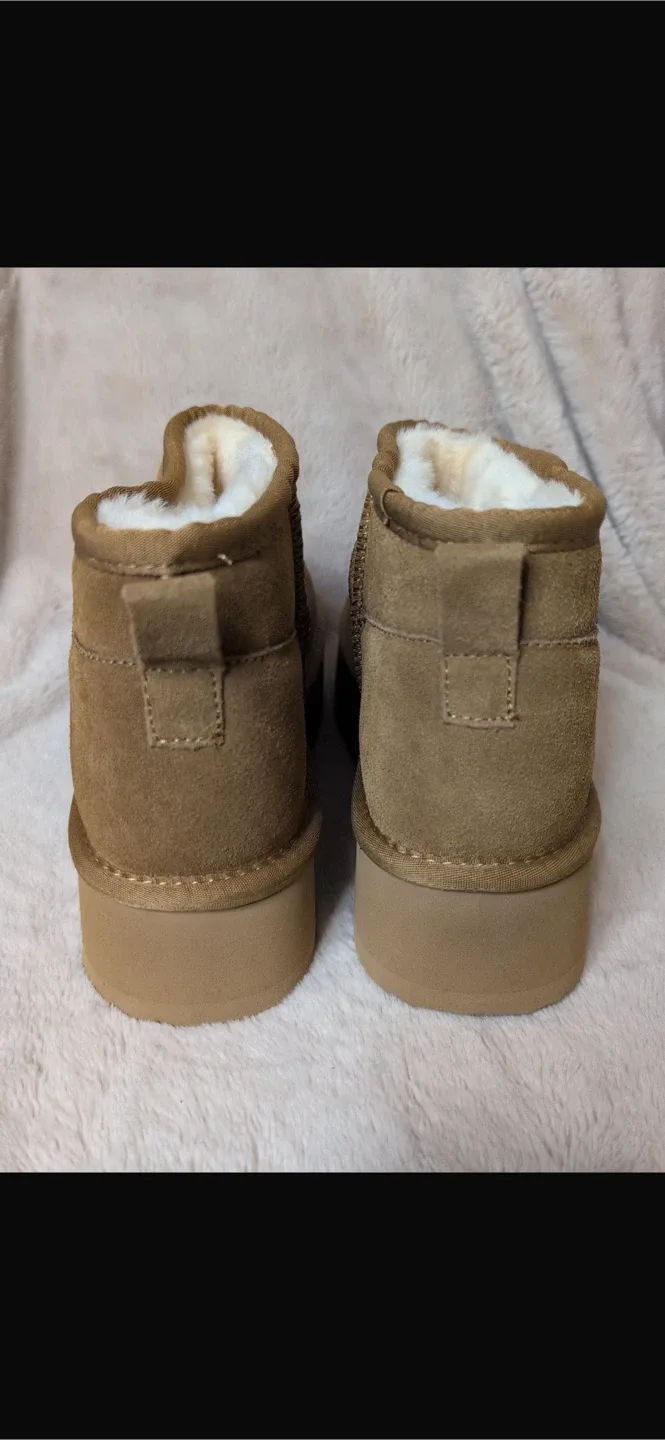 NEW! Size 9/9.5 Hippy Platform Boots image indicator(9)