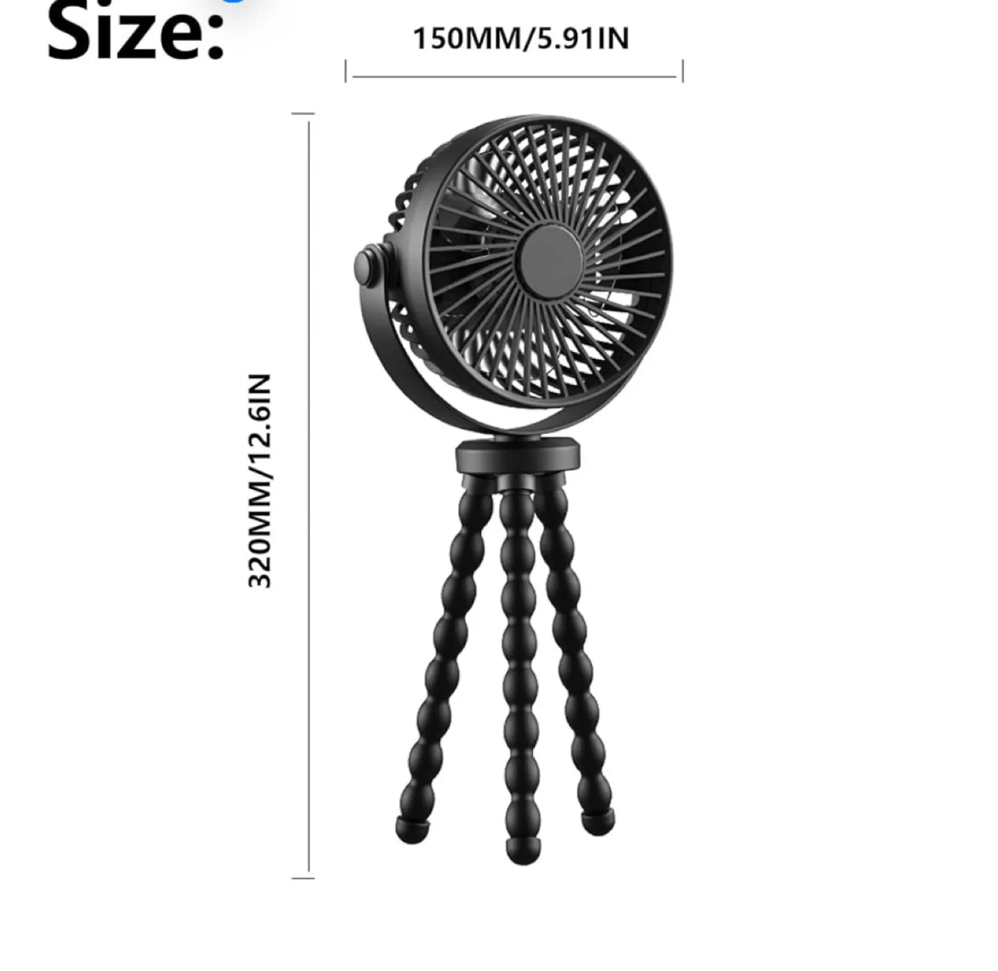 Cool Octopus Fan - Portable Tripod Fan image indicator(2)