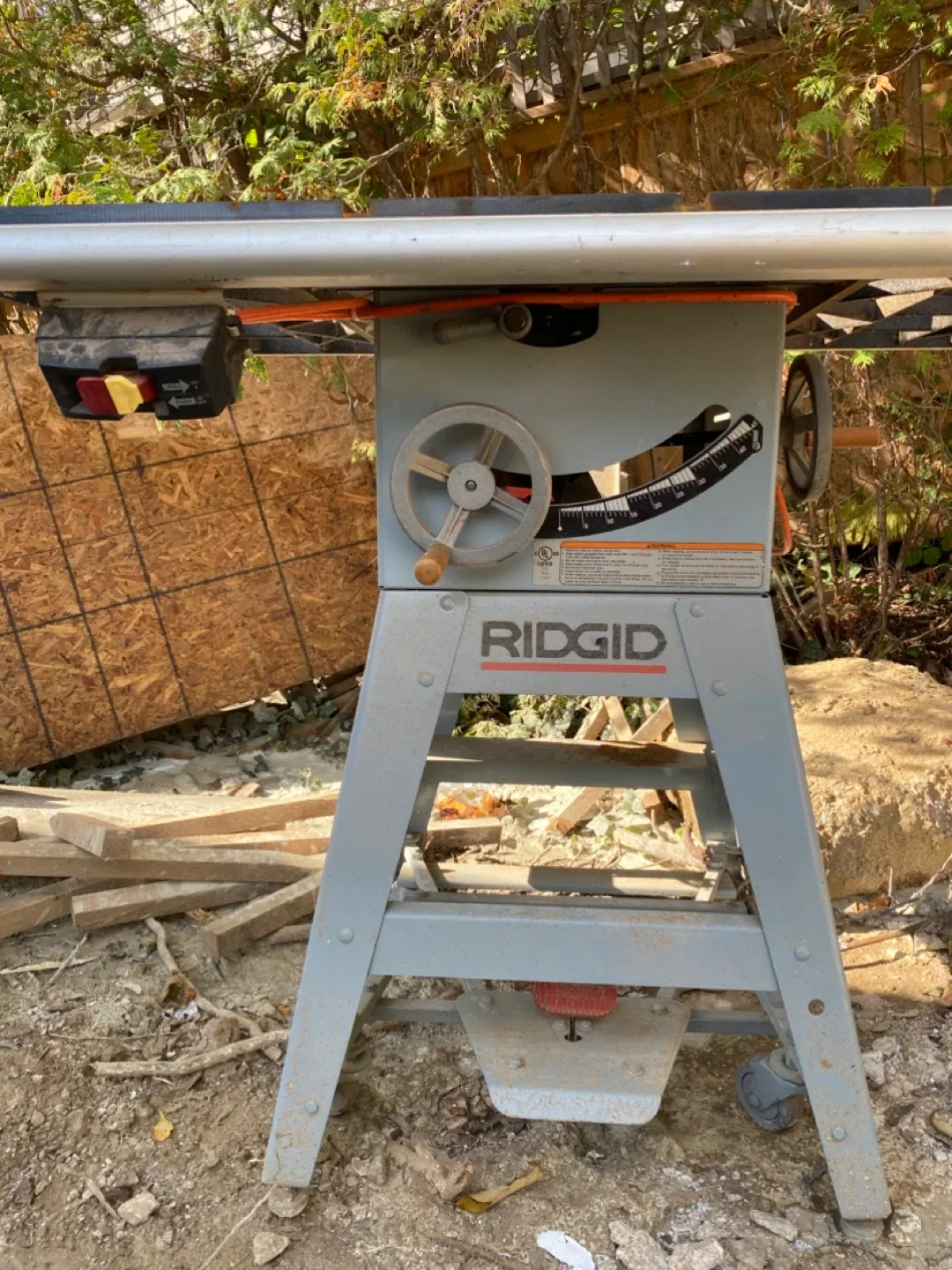 Ridgid Table Saw thumbnail