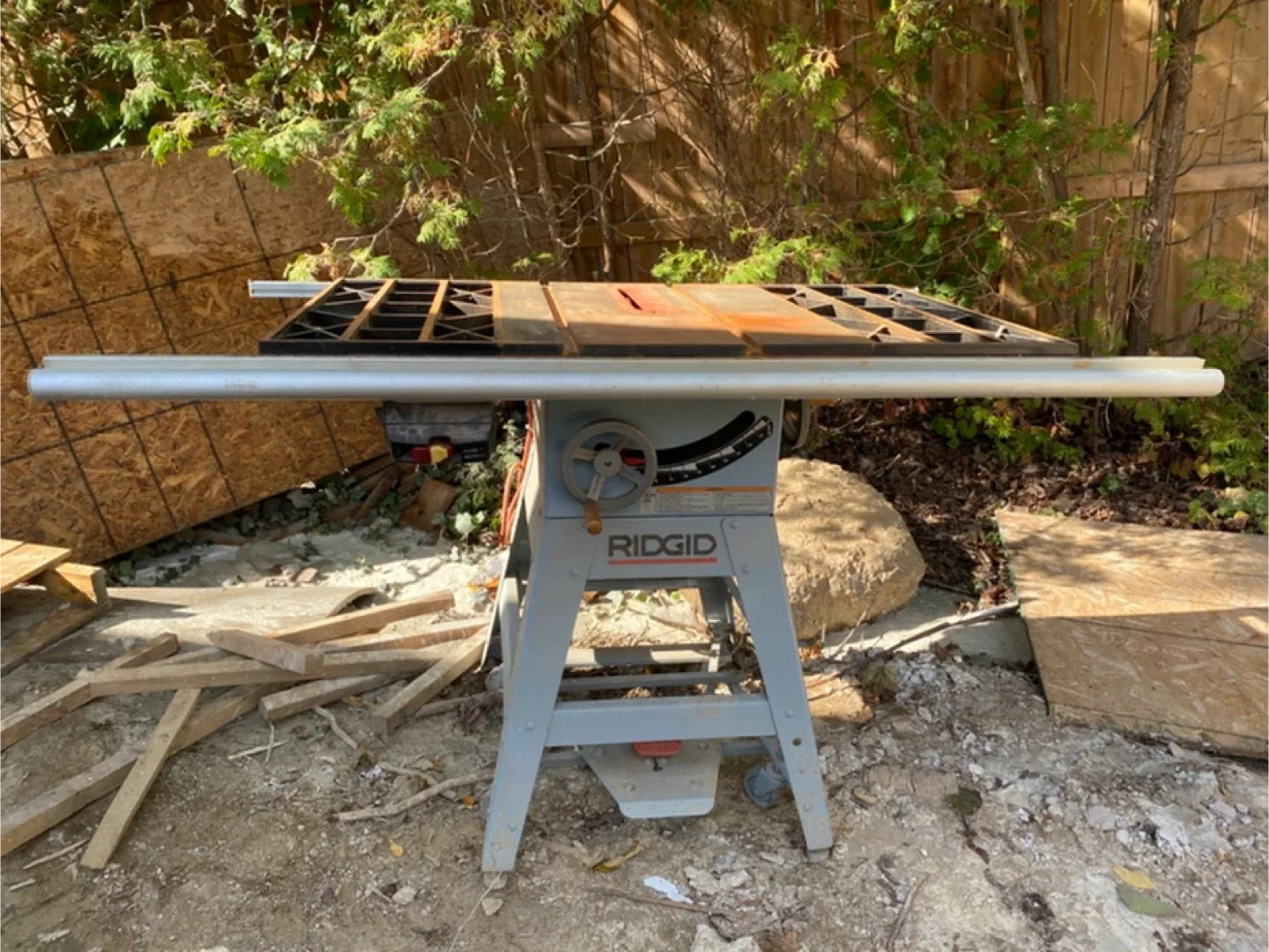 Ridgid Table Saw image indicator(2)