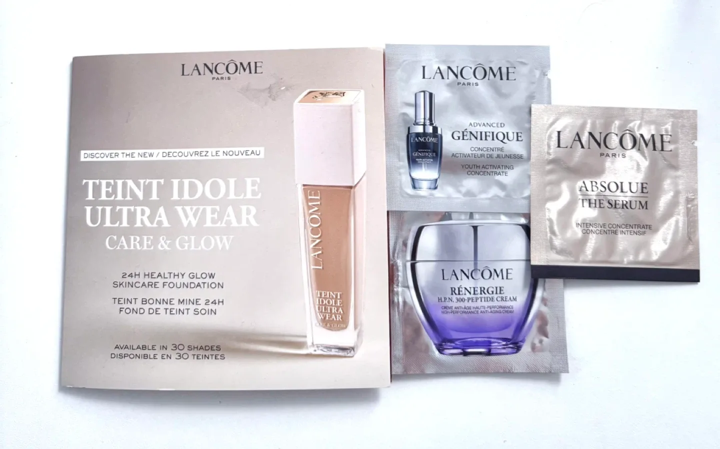 Lancôme skincare Sample set ! thumbnail