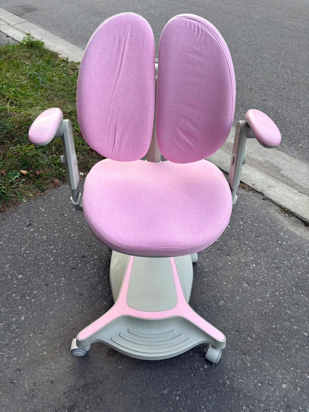 Pink Ergonomic Kids Desk Chair image indicator(2)