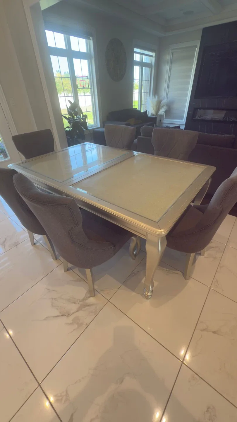 Dining Table with Six Chairs - Grey image indicator(2)