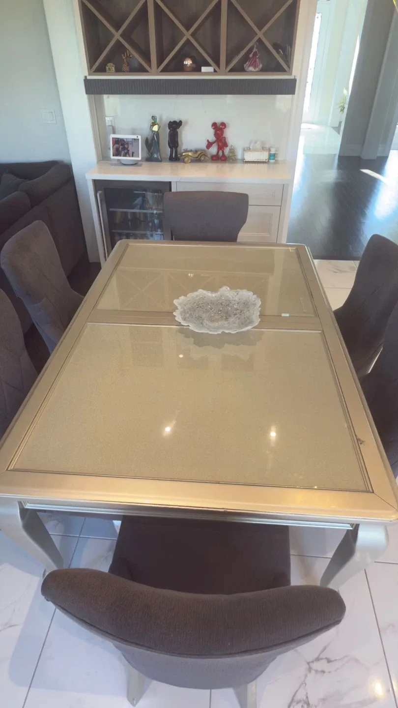 Dining Table with Six Chairs - Grey image indicator(6)