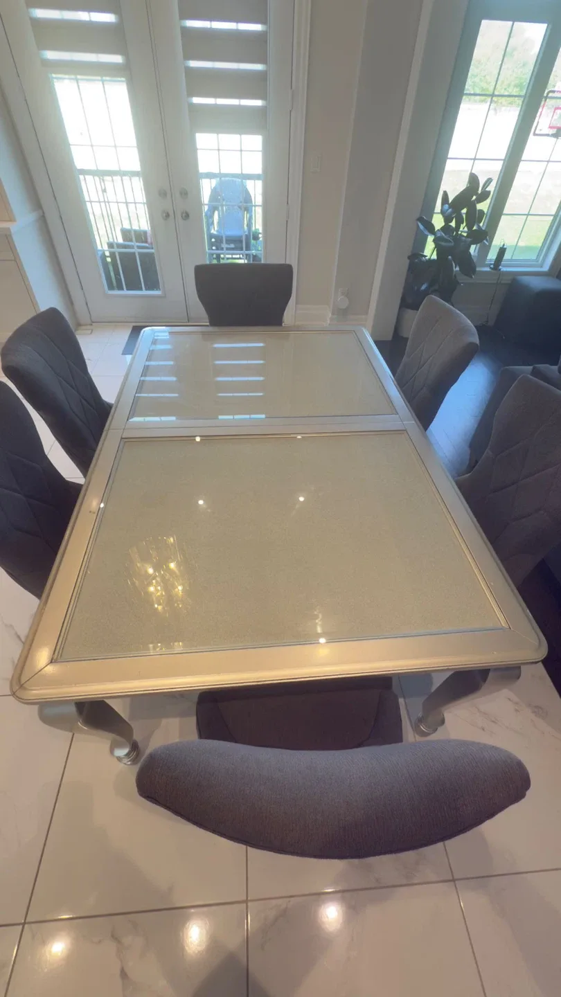 Dining Table with Six Chairs - Grey image indicator(3)