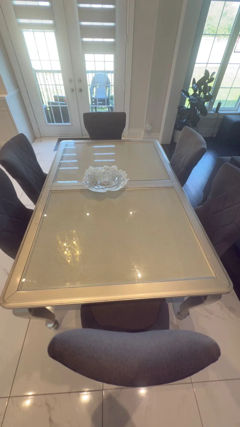 Dining Table with Six Chairs - Grey image indicator(4)