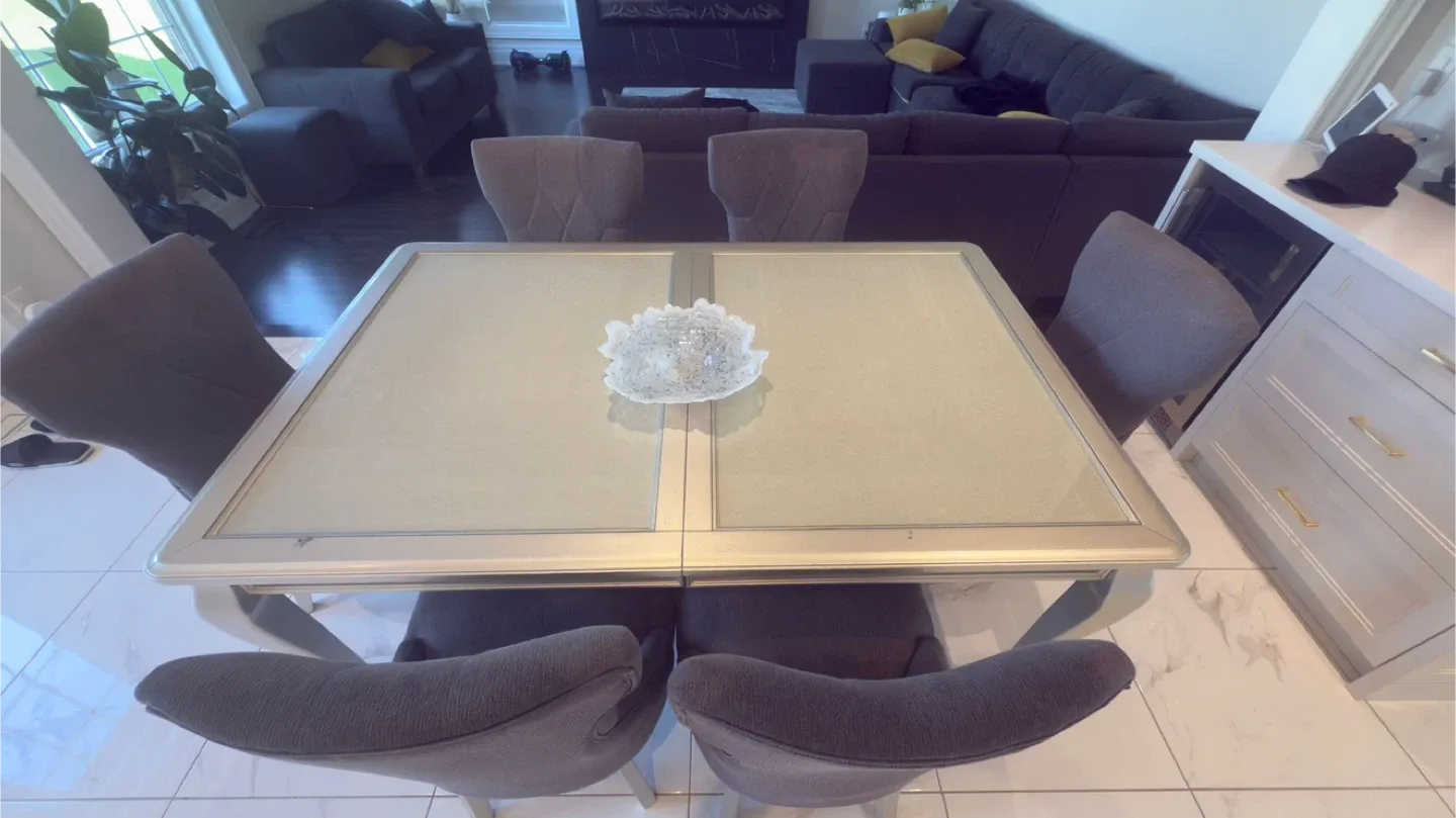 Dining Table with Six Chairs - Grey image indicator(7)