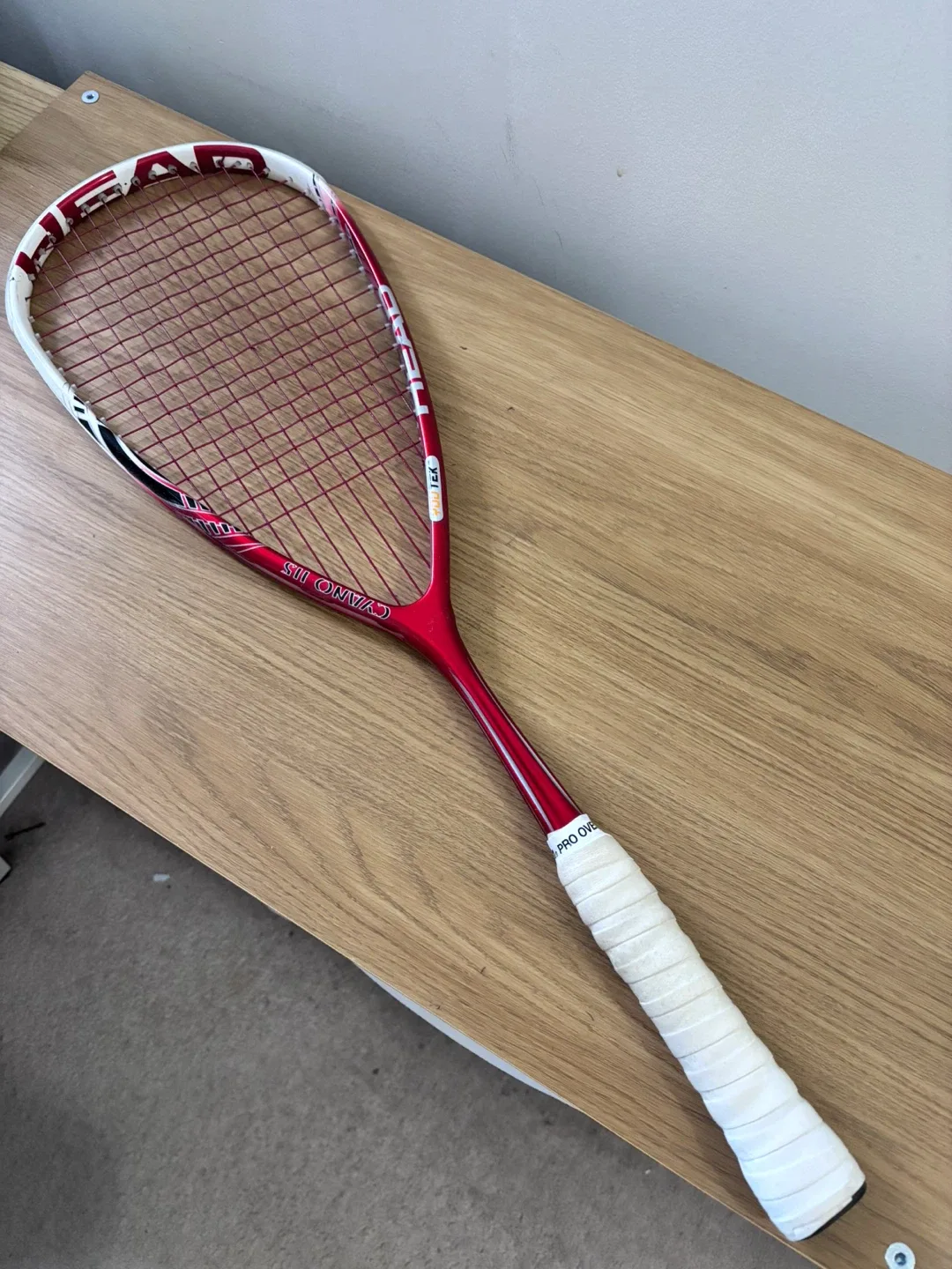 [MOVING SALE] Wilson Head Cyano 115 Squash Racquet & Squash Ball thumbnail