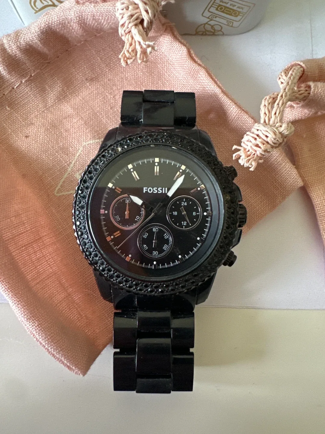 Fossil Black Watch with Box image indicator(2)