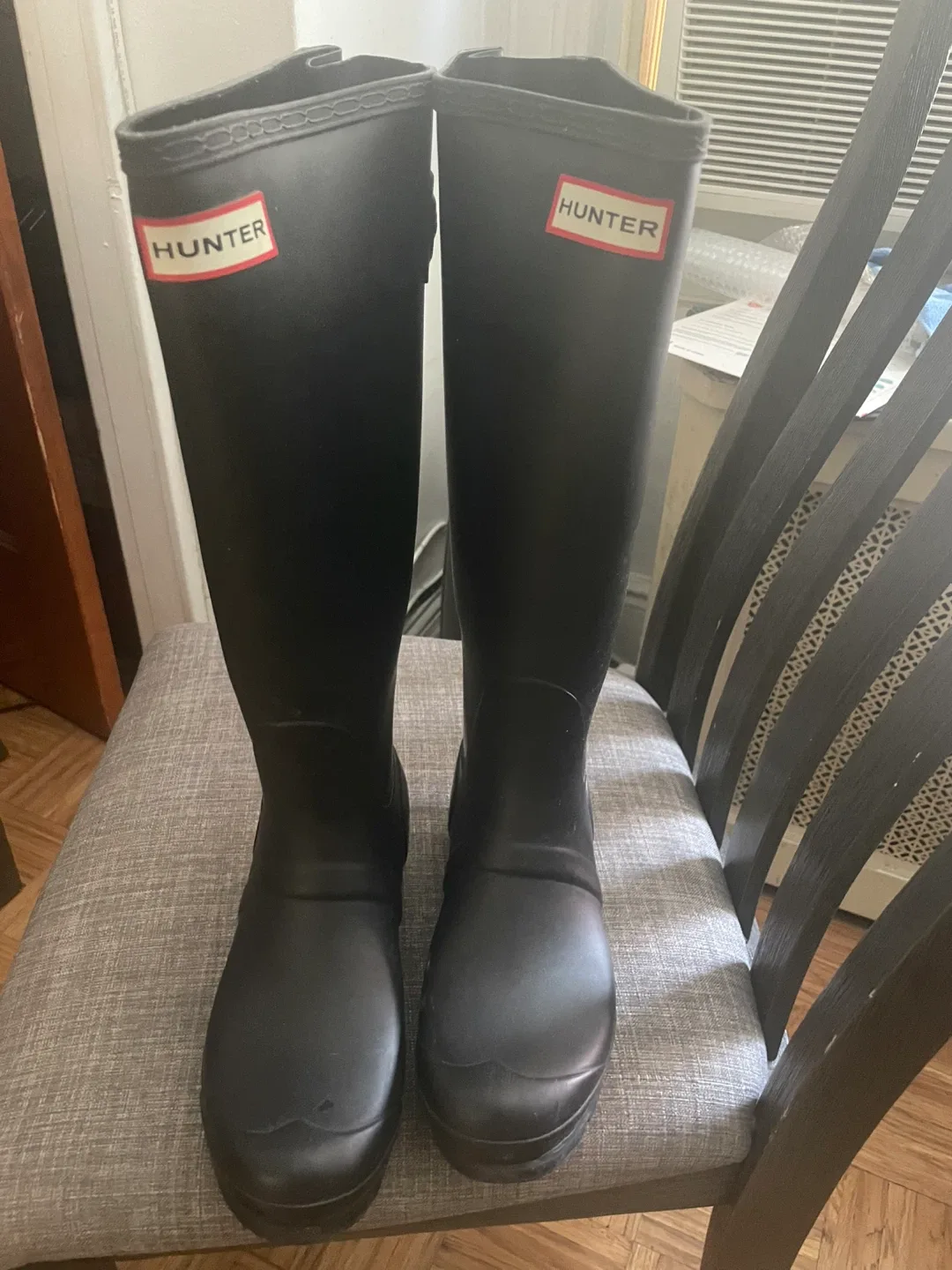 Hunter Black Rain Boots image indicator(3)
