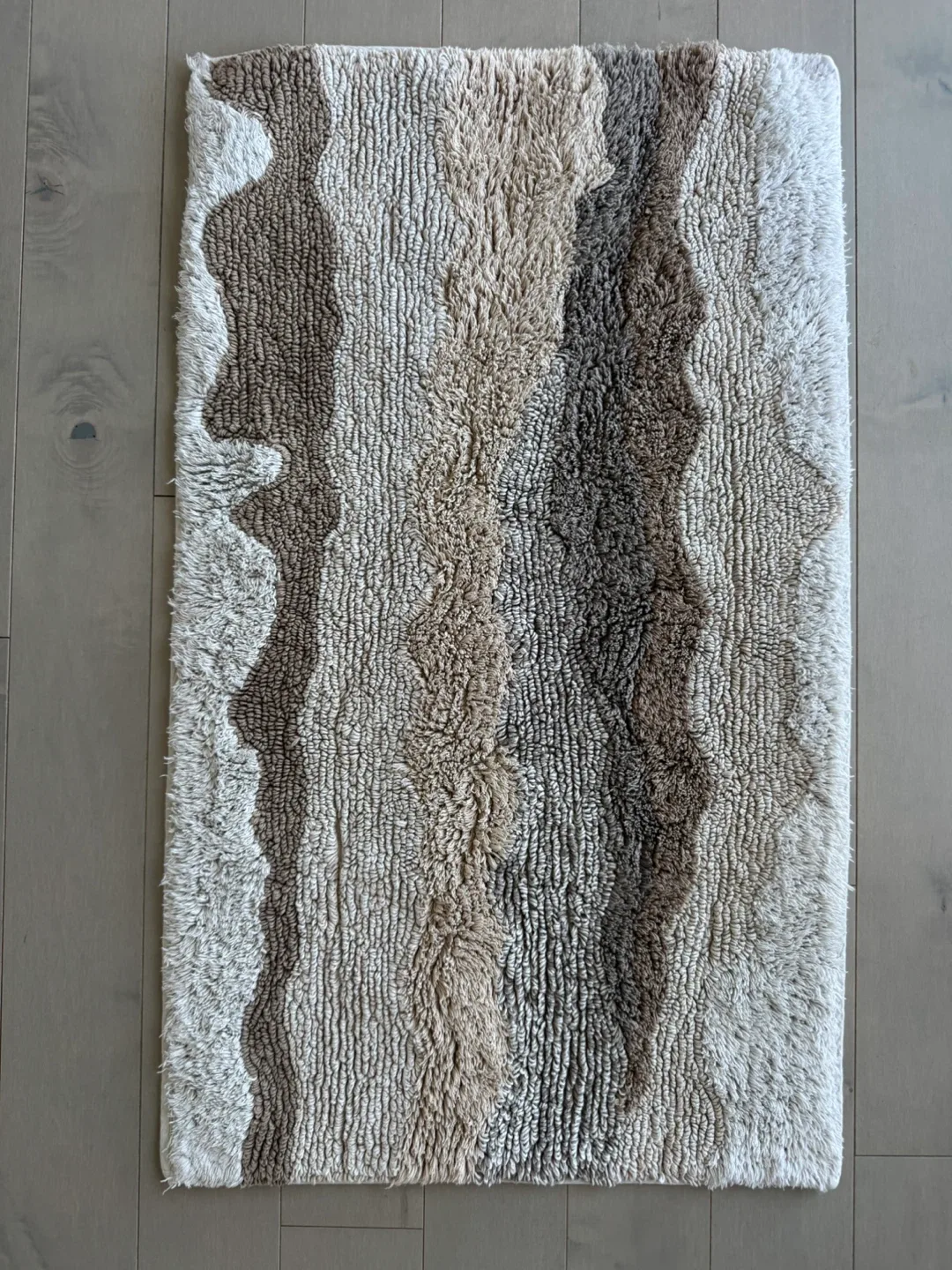 MOVING OUT SALE! 2 Neutral Tone Shag Rugs image indicator(5)