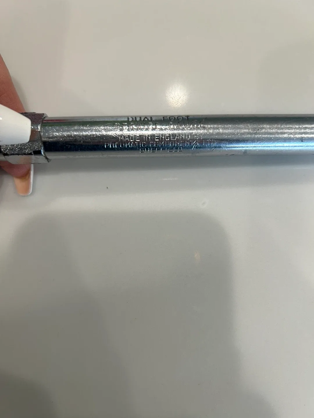 Pneumatic Components Dual Foot Servit Gauge image indicator(3)