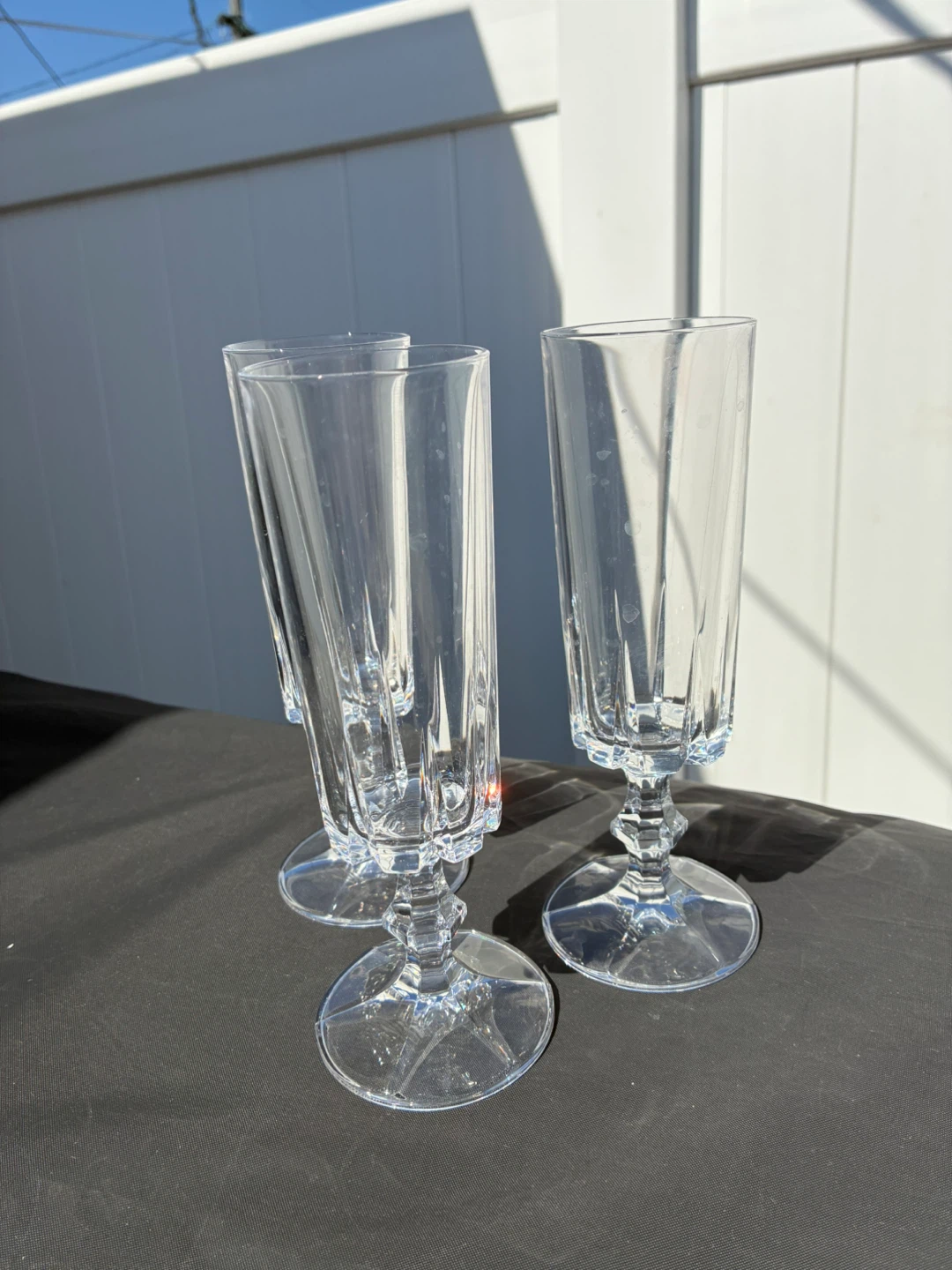 Set of 3 Champagne Flutes - photo 2