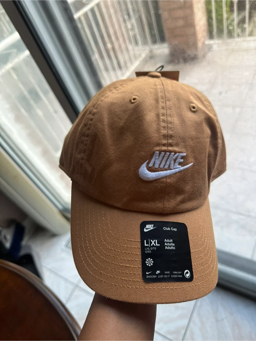 New Nike Club Cap L/XL - Brown thumbnail
