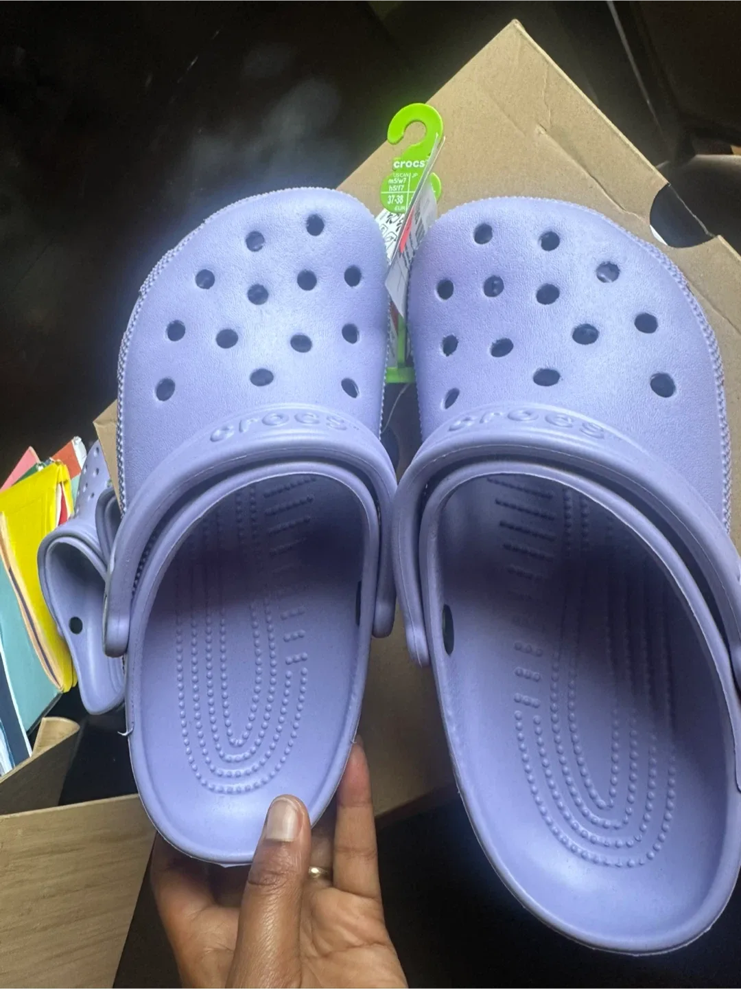 Crocs Classic Clog - Purple, Size 8 (Women's) thumbnail