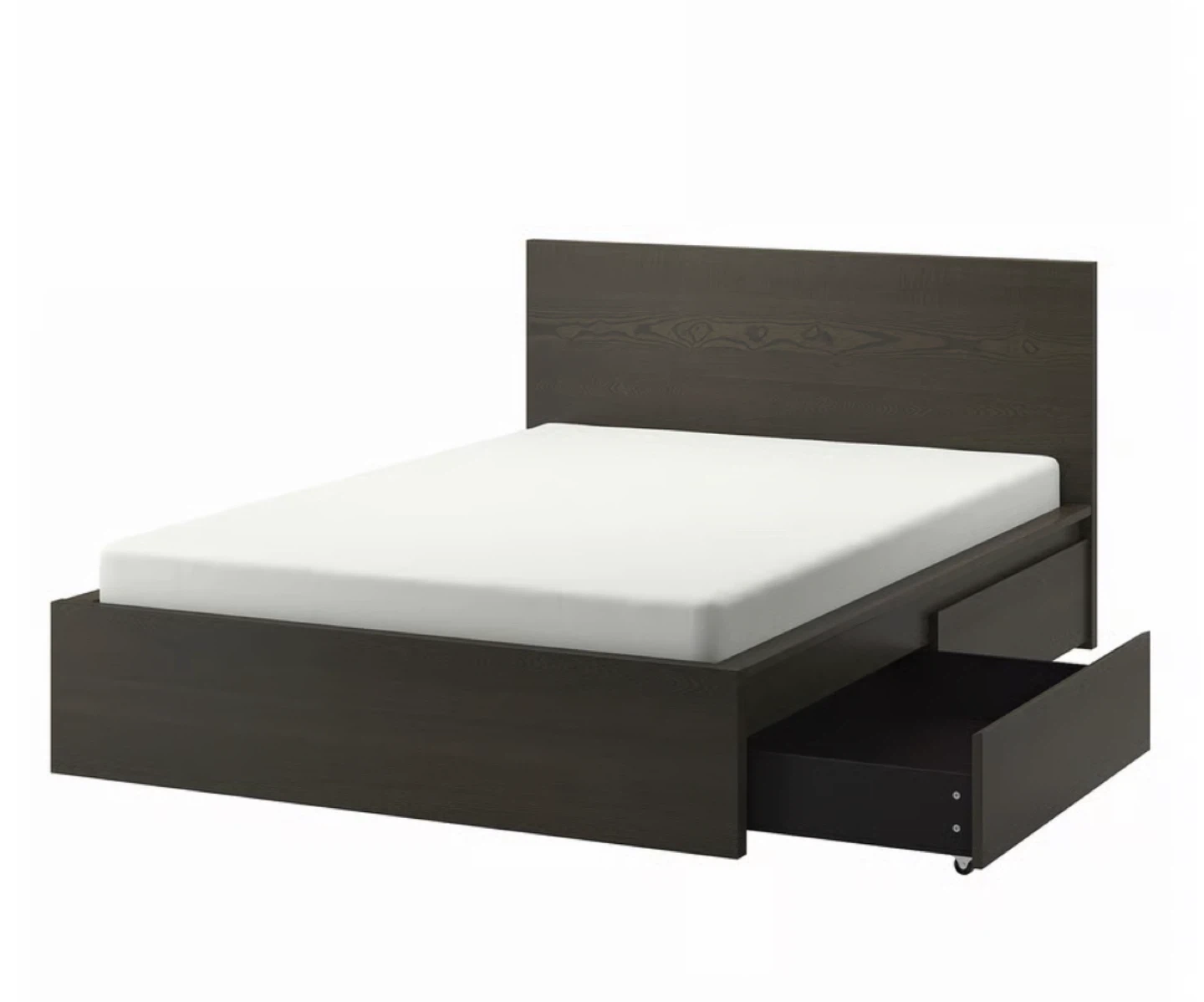 IKEA MALM Queen Size Bed Frame with Storage