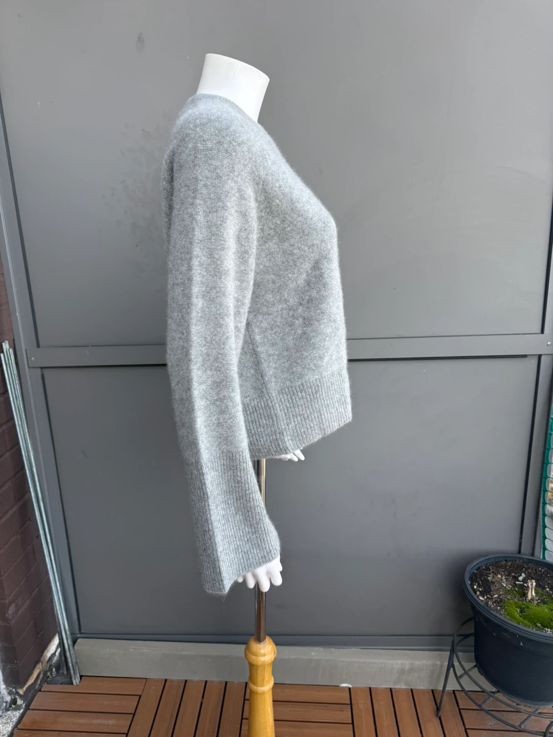 Grey Cashmere Sweater Size S - photo 3