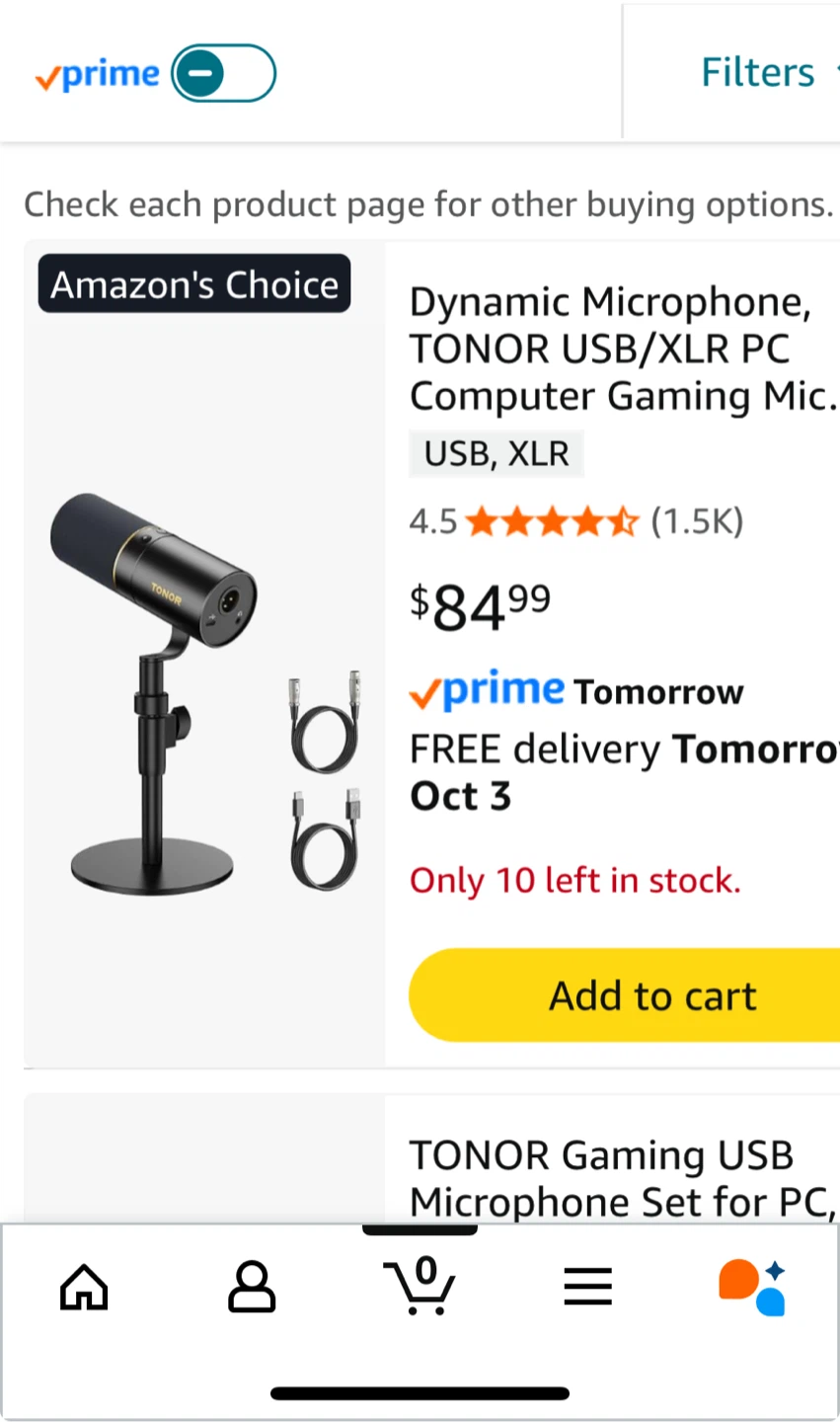 TONOR USB/XLR Dynamic Microphone TD520 - photo 2
