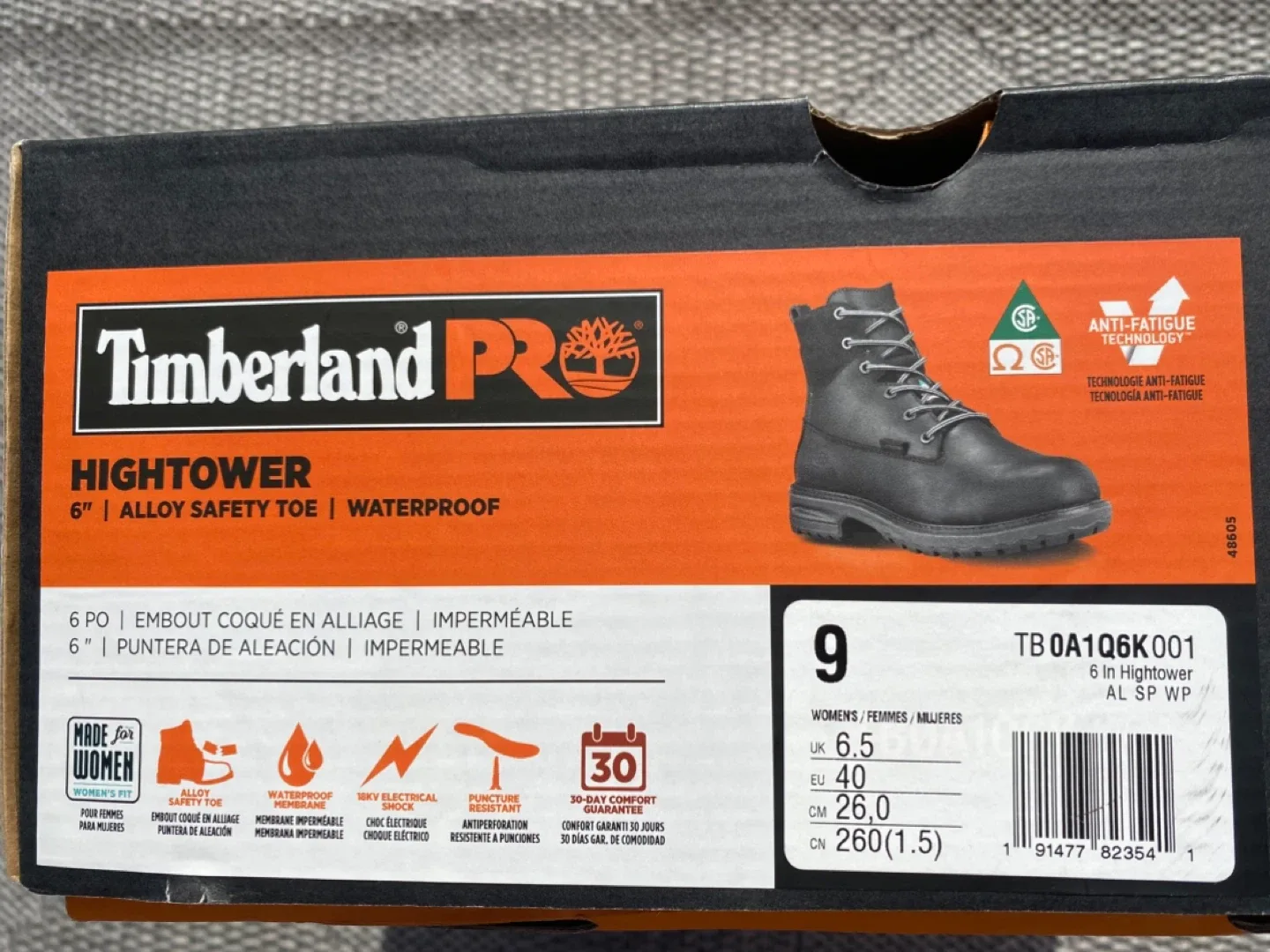 NEW! Timberland PRO Hightower Women's Work Boots - Size 9 thumbnail