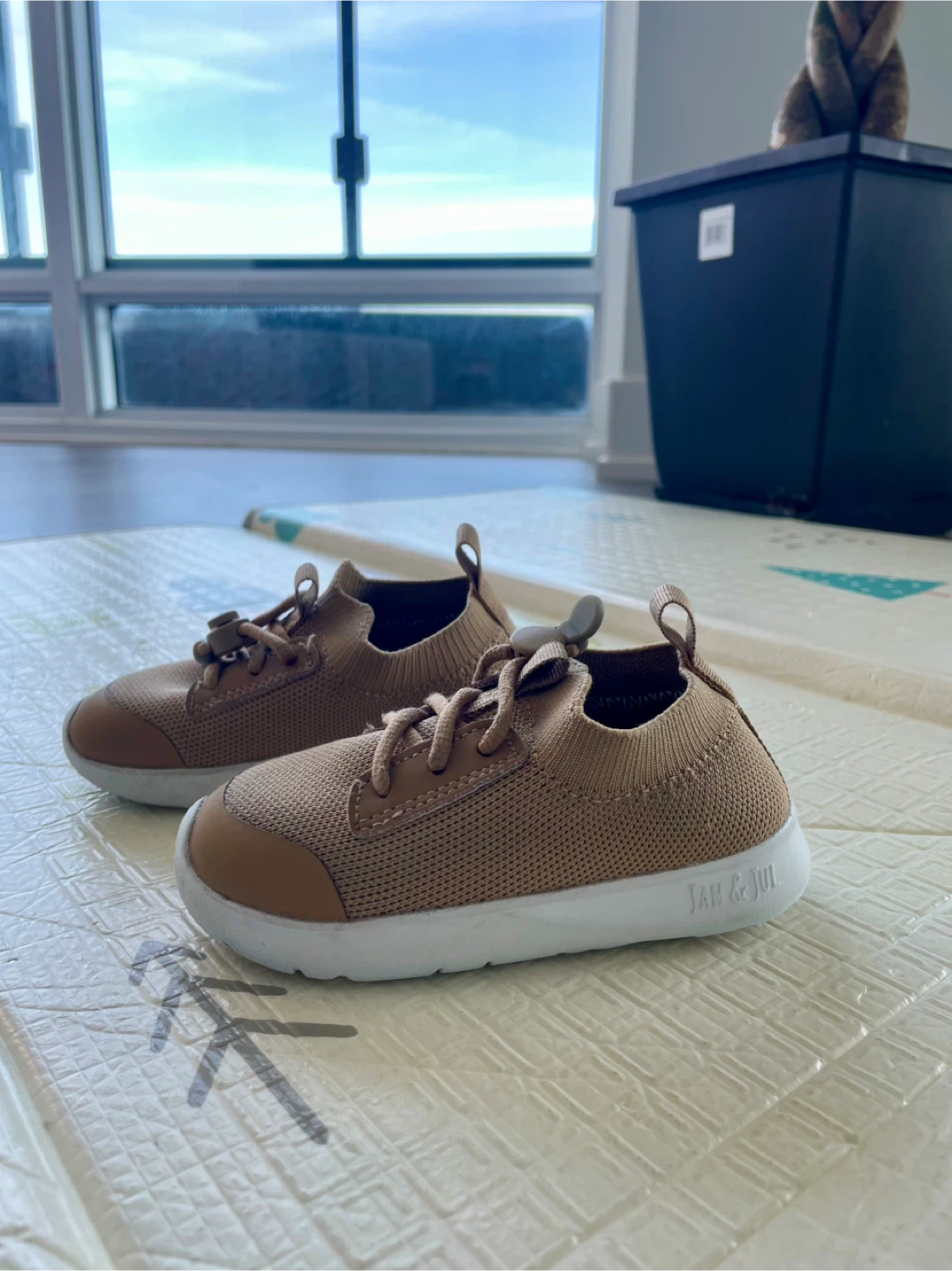 Jan & Jul Waterproof Sneakers – Toddler US 8 – Camel